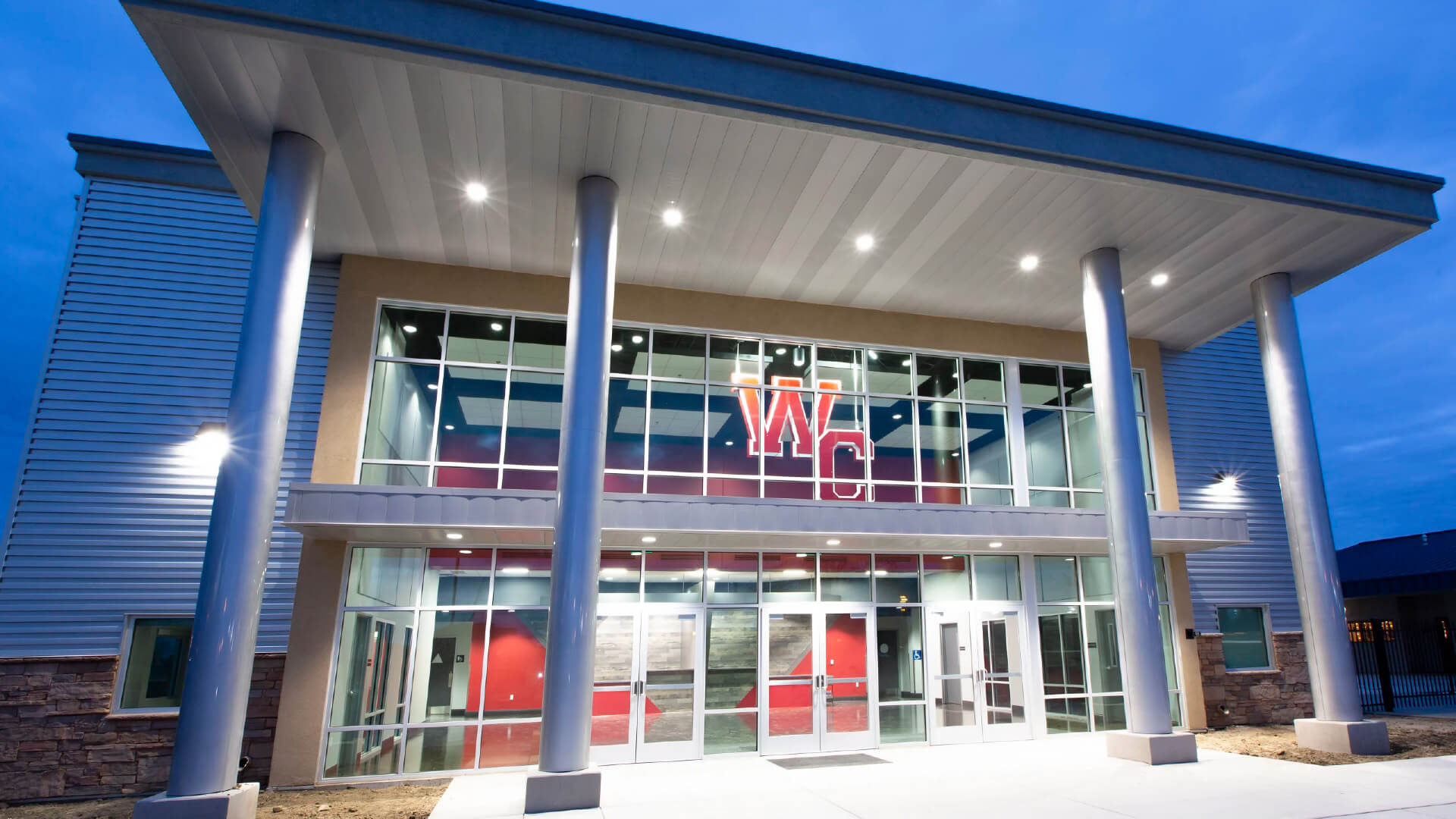 Woodland Christian School Exterior church building