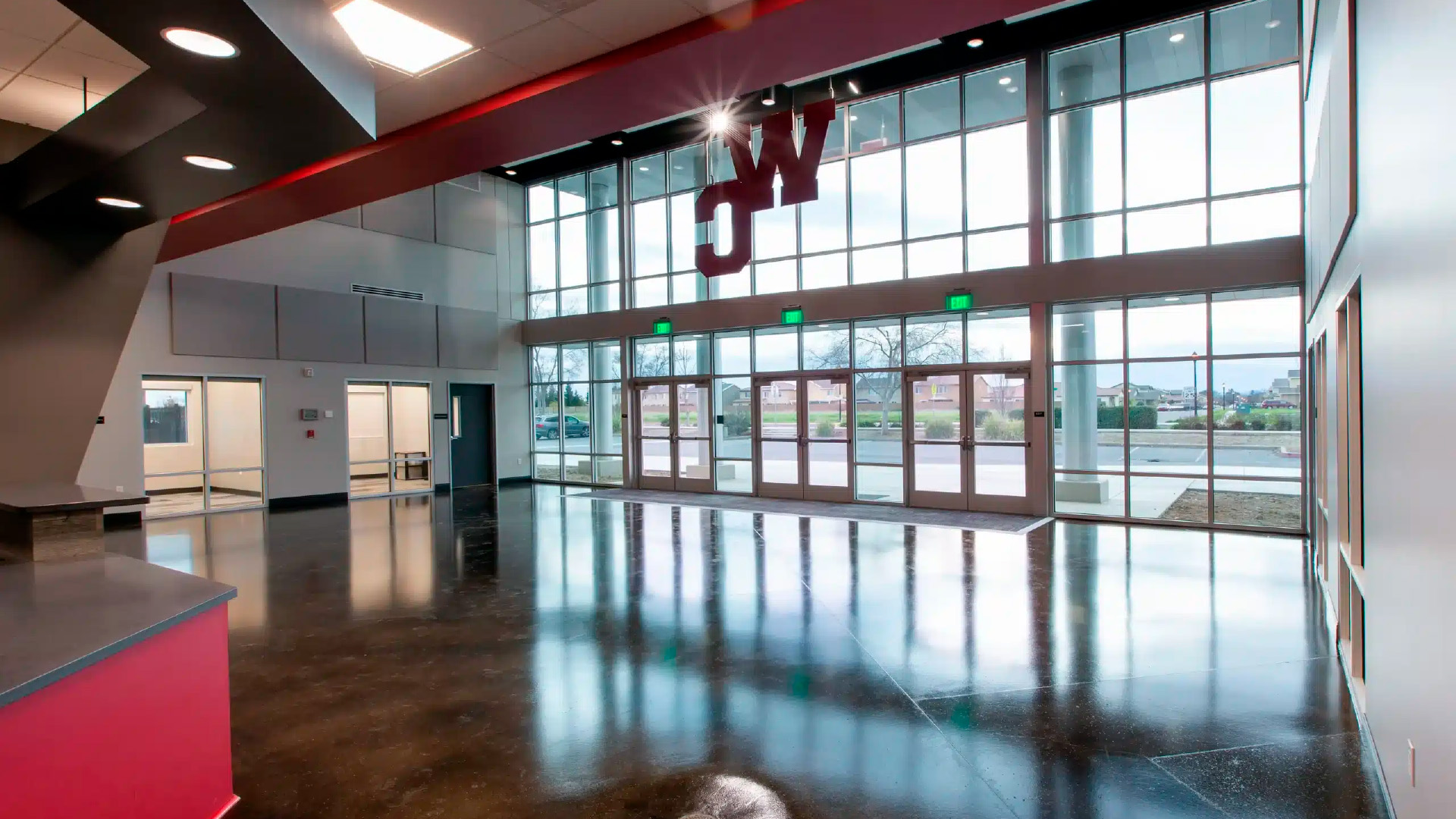 Woodland Church lobby church building