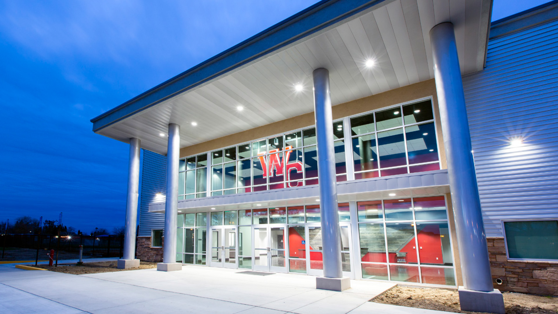 Woodland church exterior church building