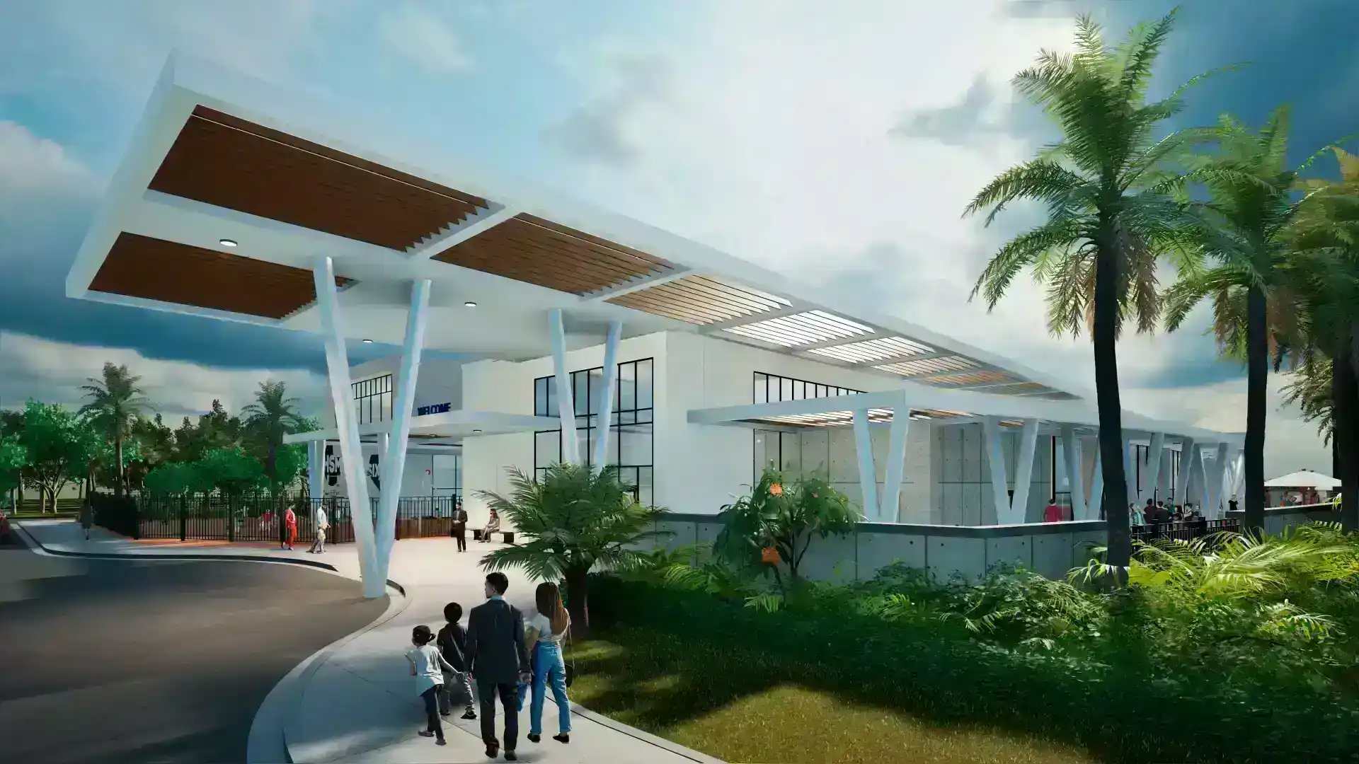 Calvary Christian Academy exterior side church building