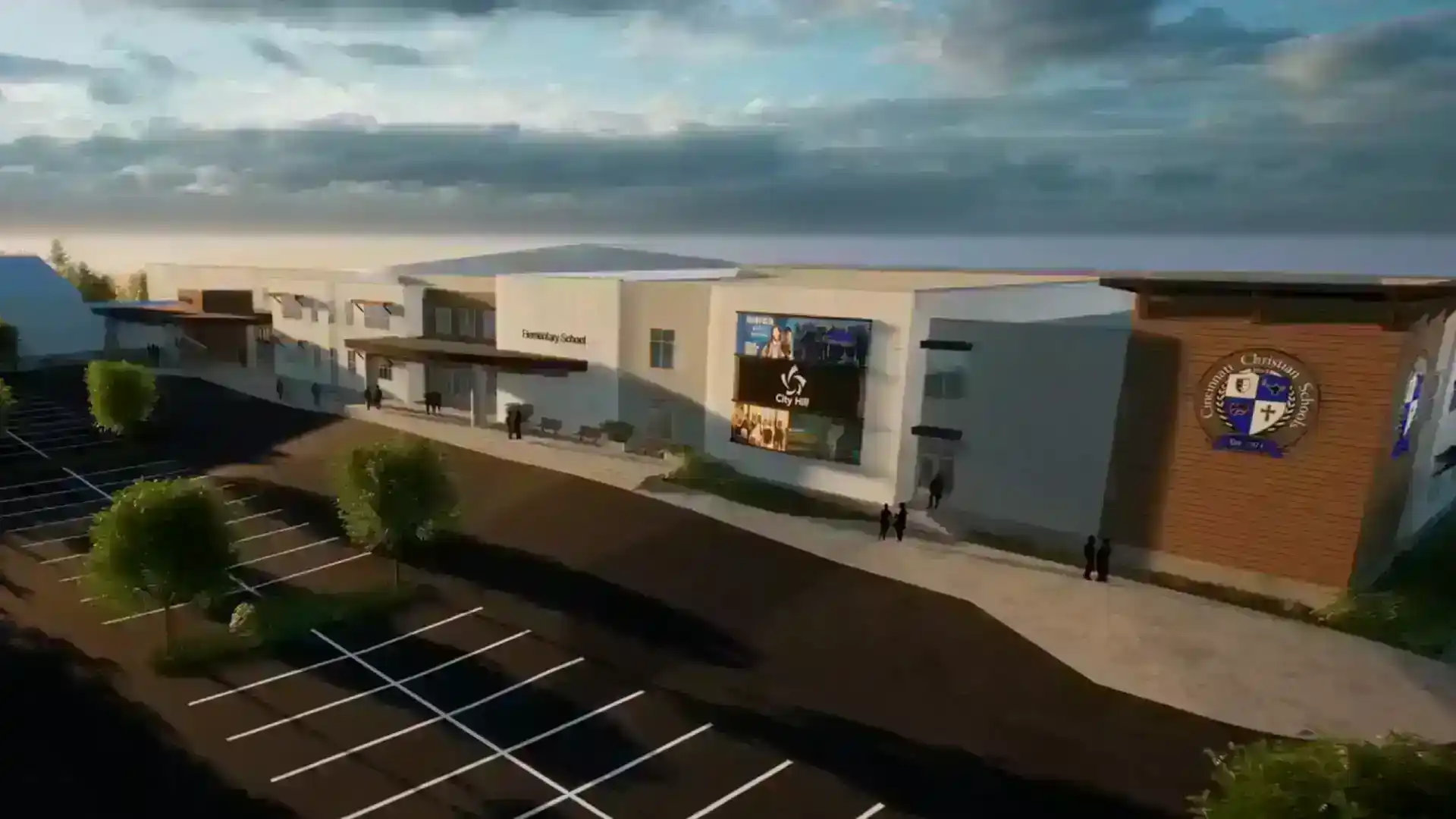 Cincinnati Christian Schools exterior church building