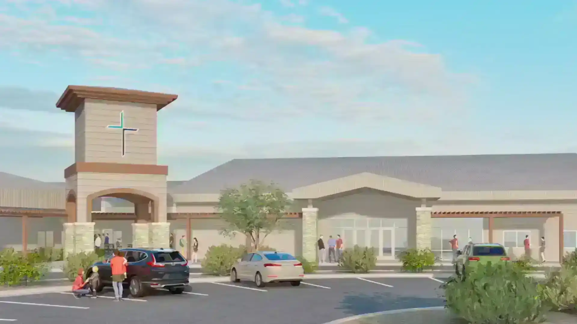 Crosspoint Christian Academy exterior church building