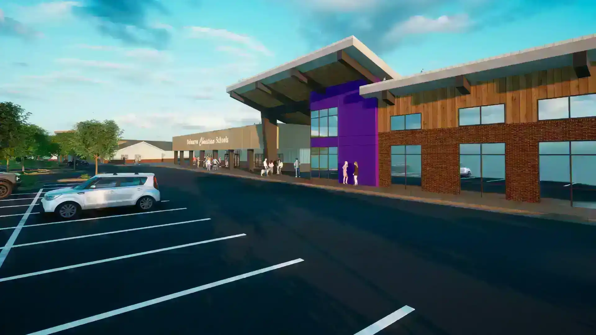 Delmarva Christian School Exterior church building