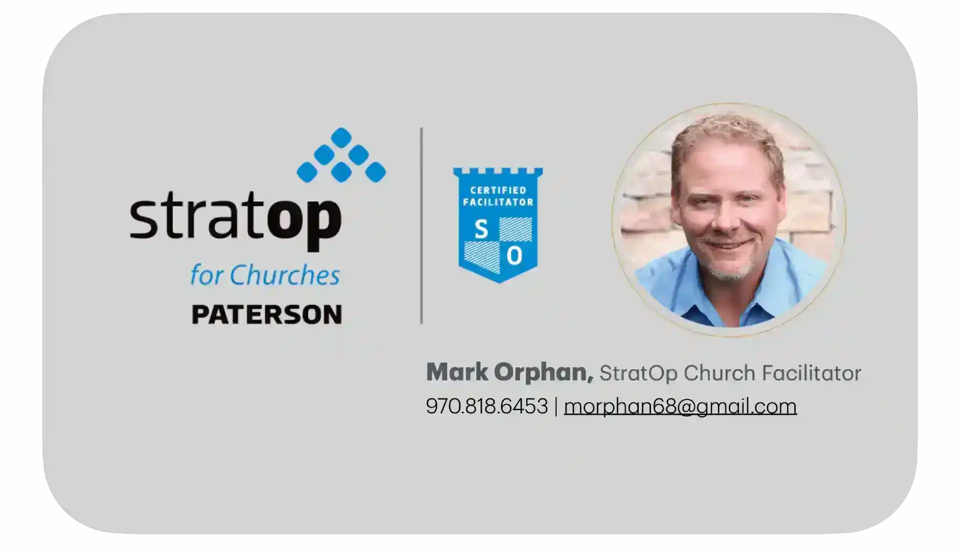 Mark Orphan church builder