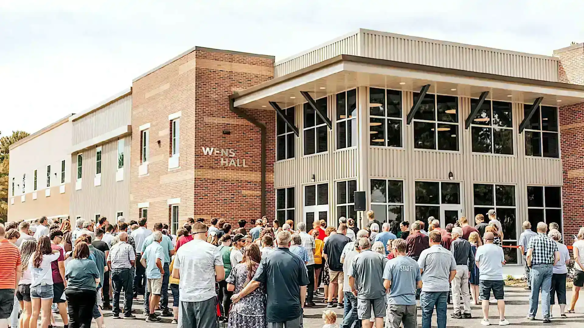 Rosedale Bible College exterior celebrating church building