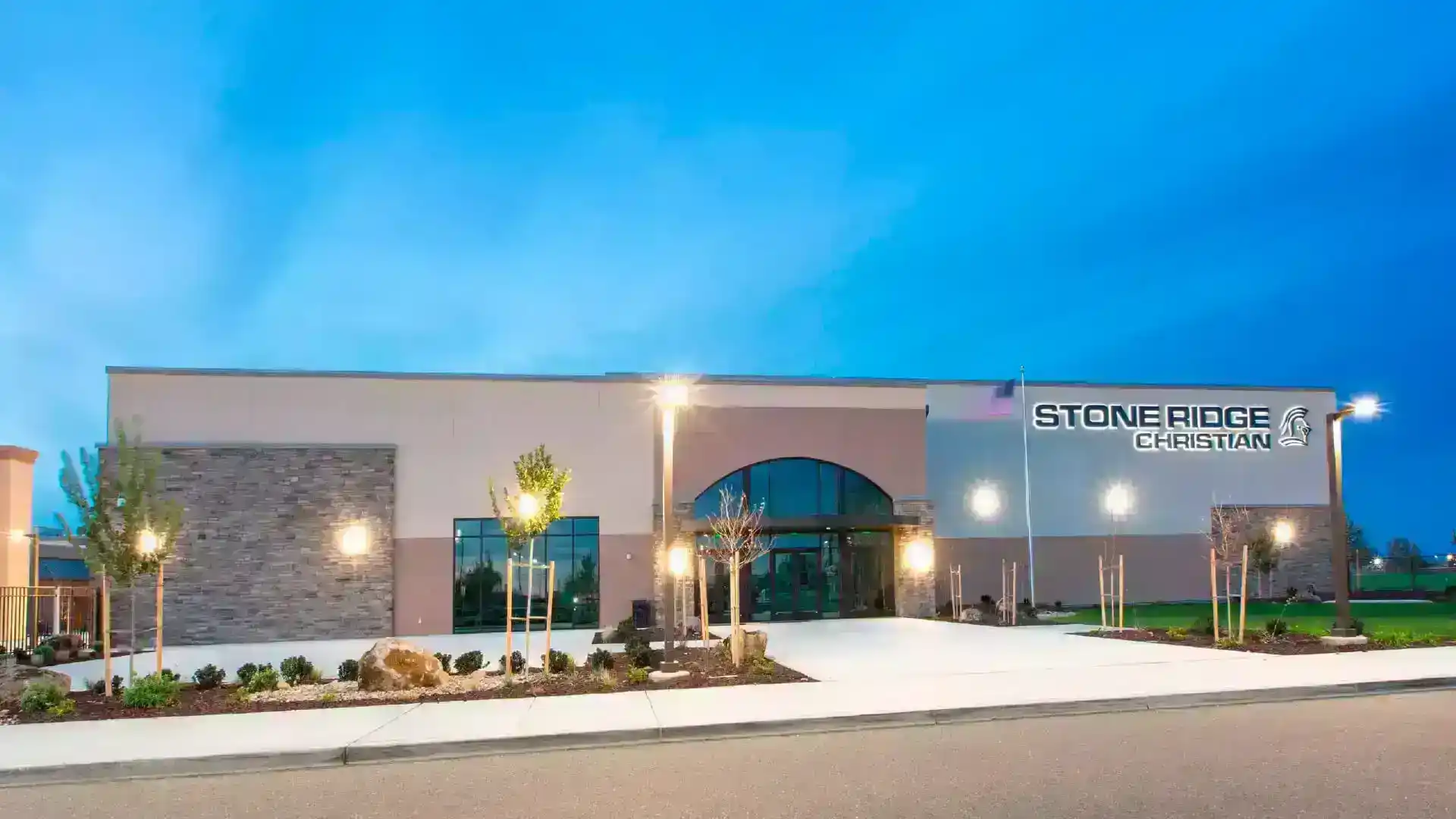 StoneRidge exterior church building