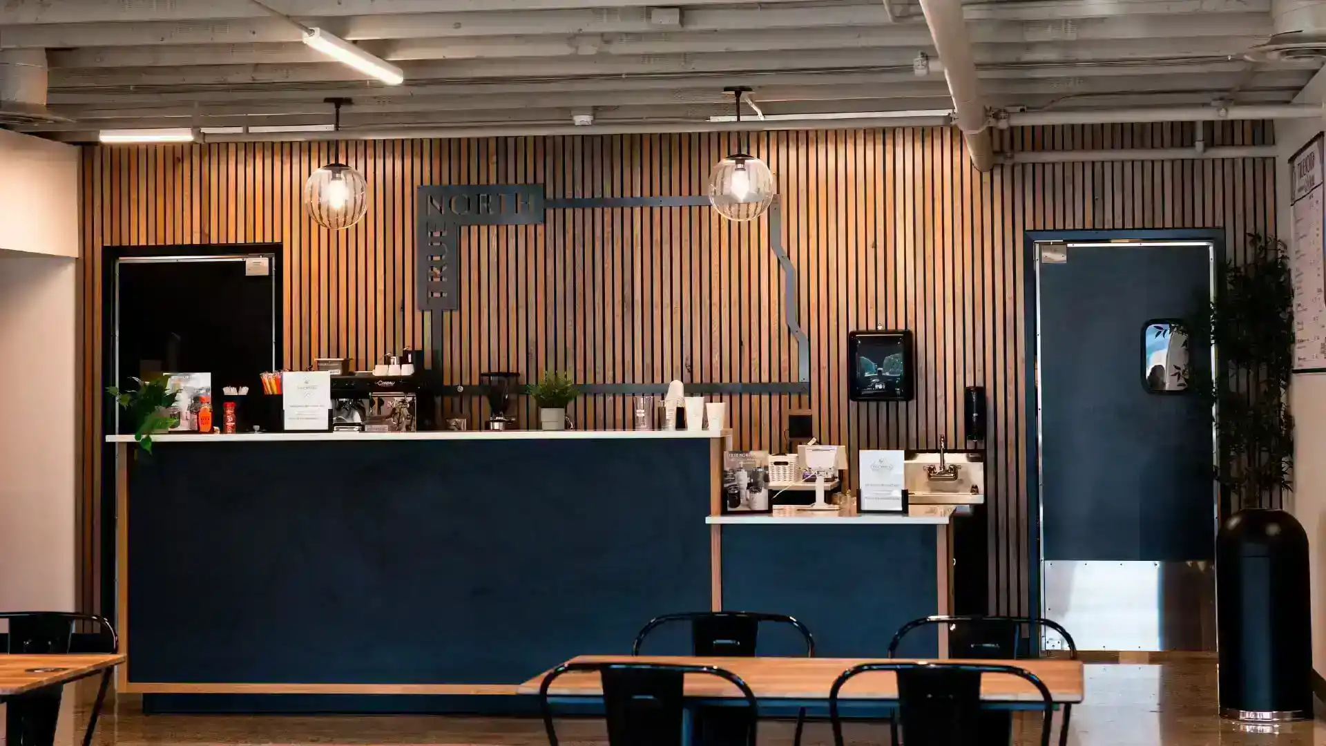 True North Church cafe lobby church building