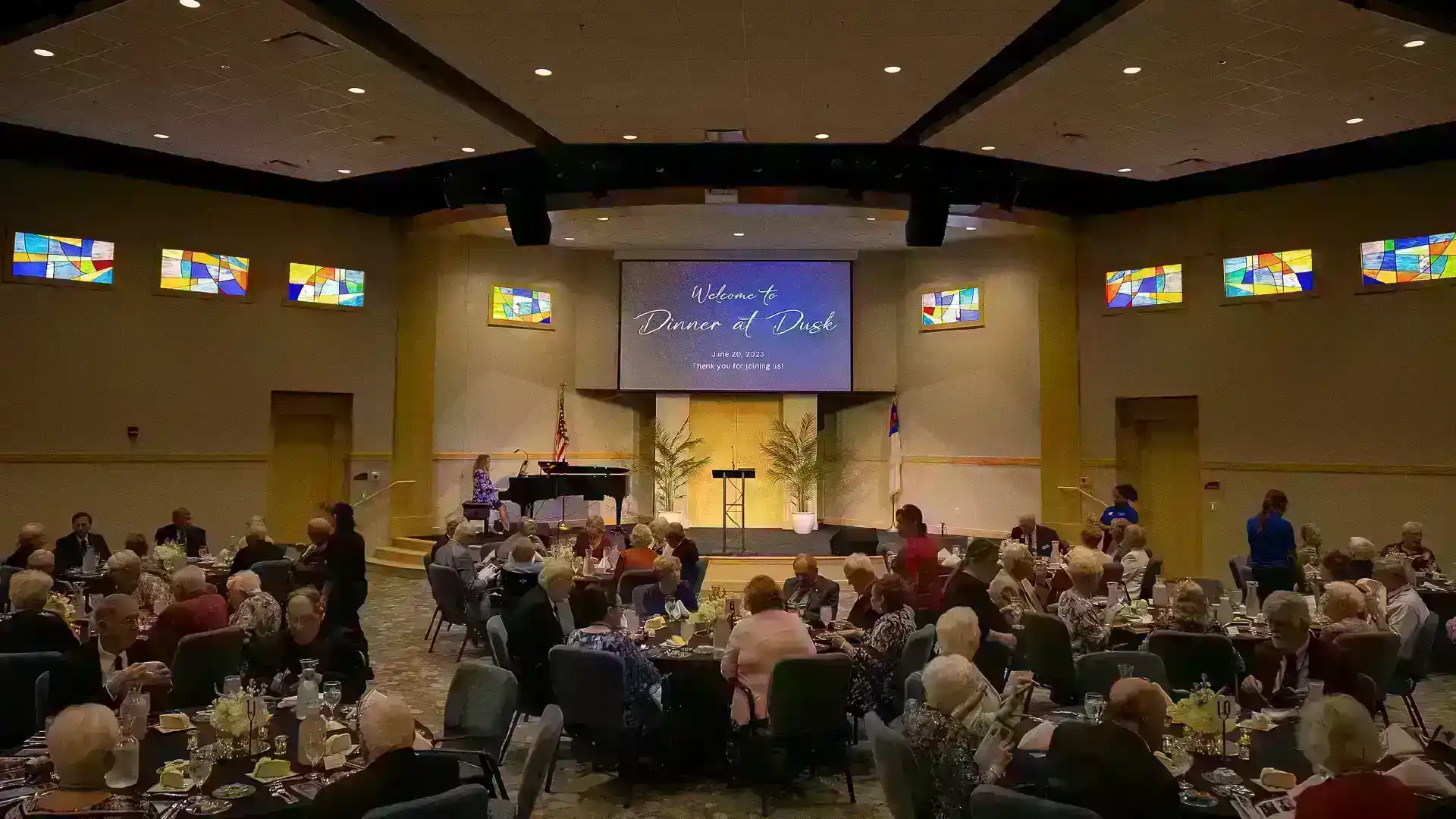 Christian Villages speaker event church building