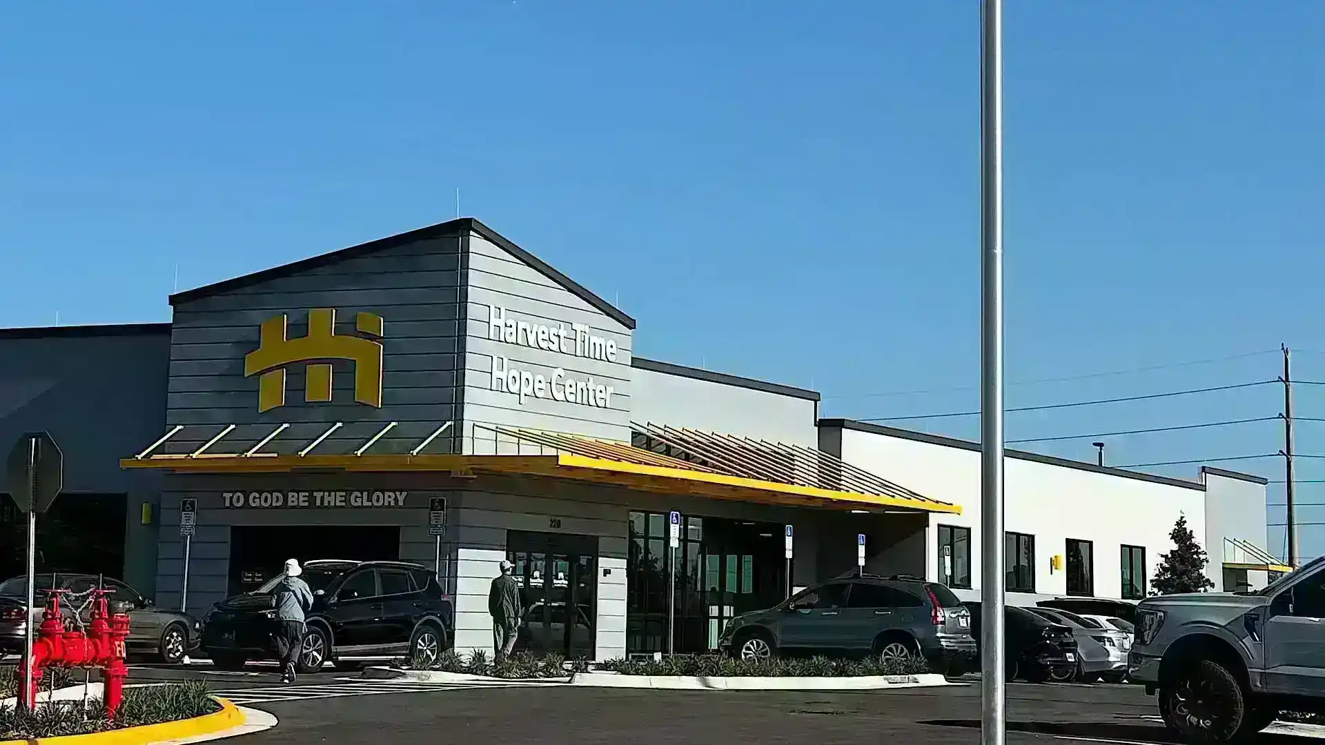 Harvest Time International Exterior header church buidling