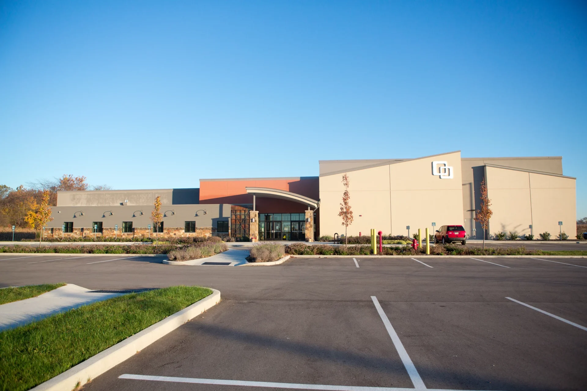 Northview Church exterior new church construction church architect