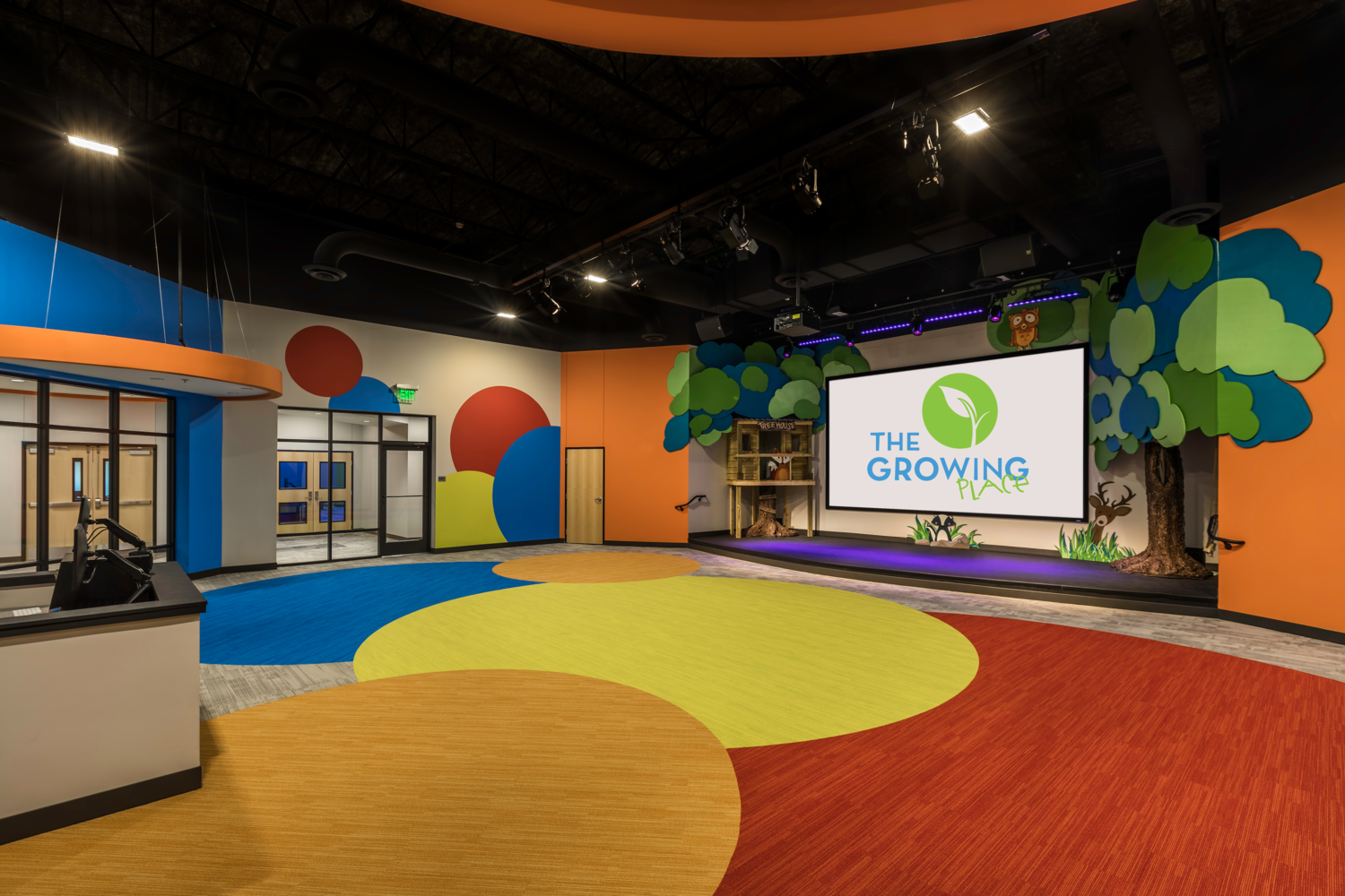 Alive Wesleyan child play room church building church architect