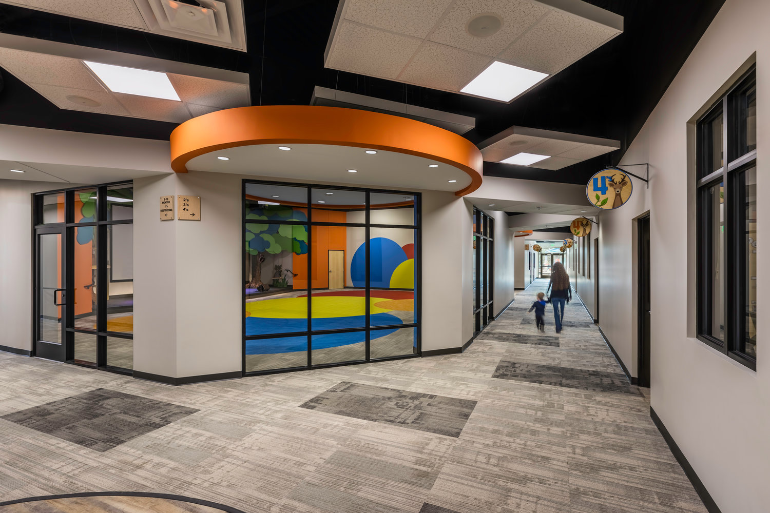 Alive Wesleyan hallway church architect church building