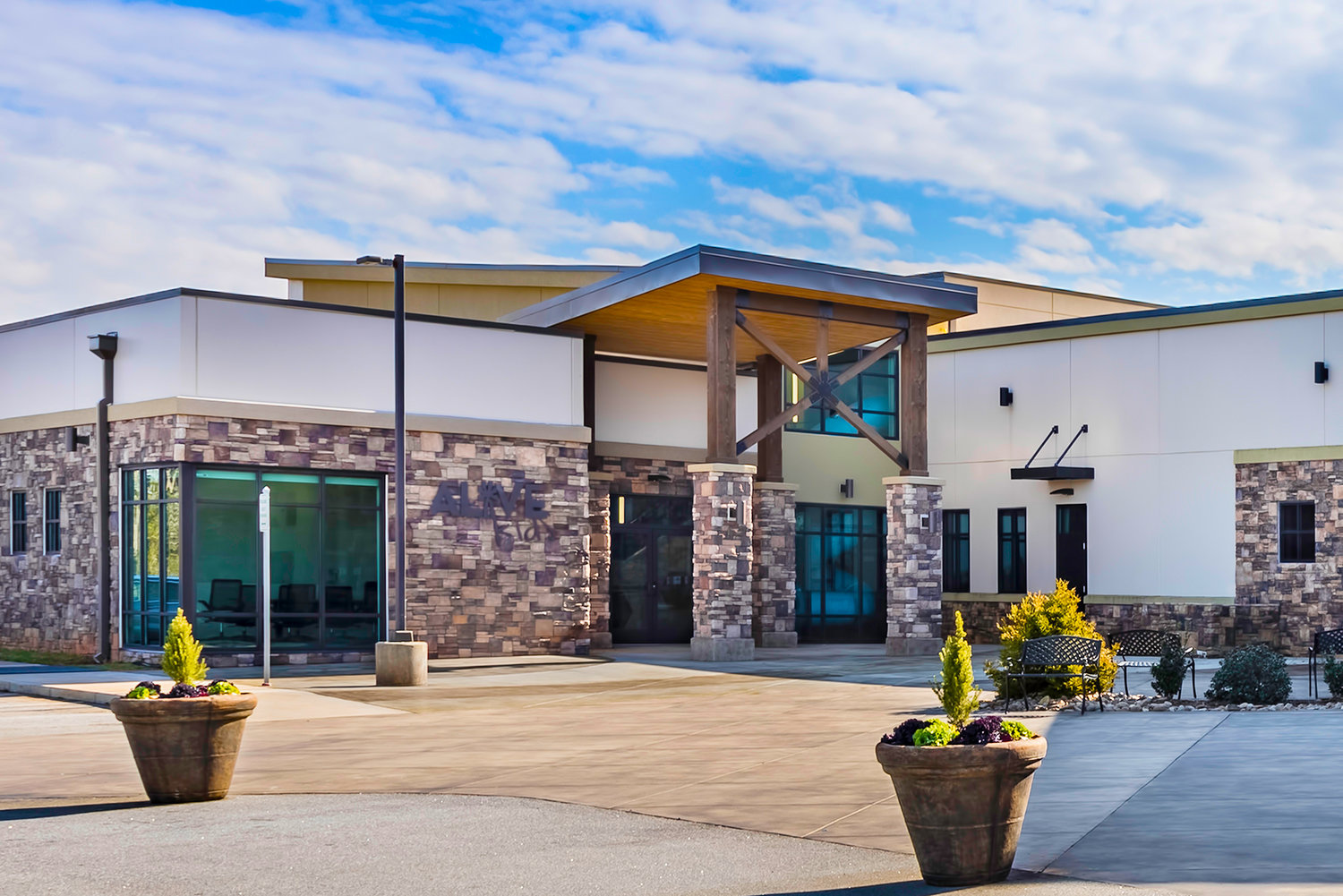 Alive Wesleyan phase 2 exterior church building church architect