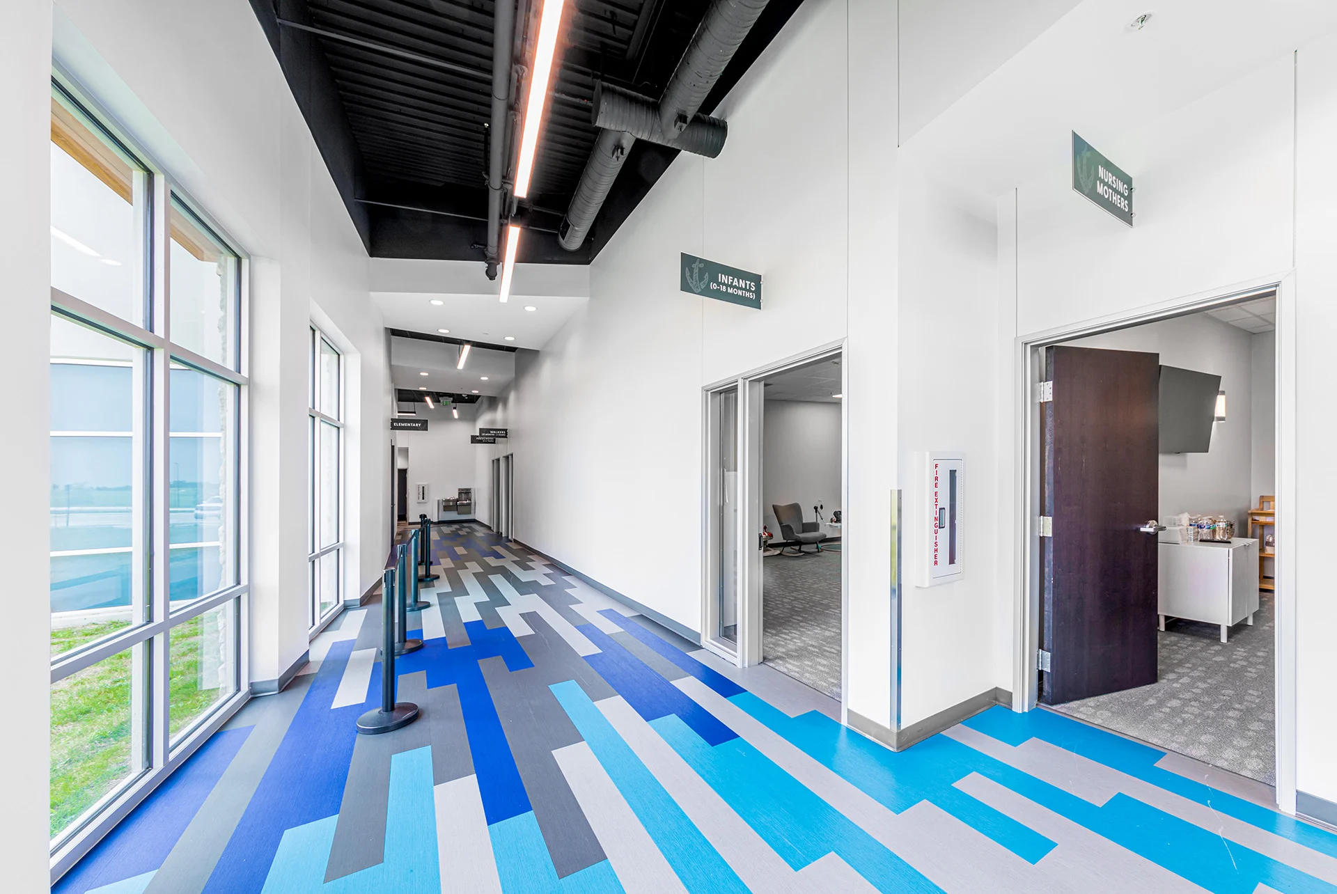 Anchor Church lobby church building church architect