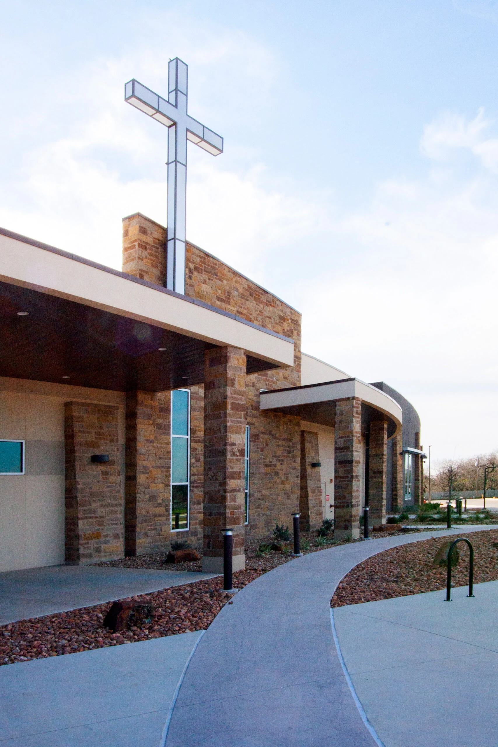 Bethel Church cross church building church architect