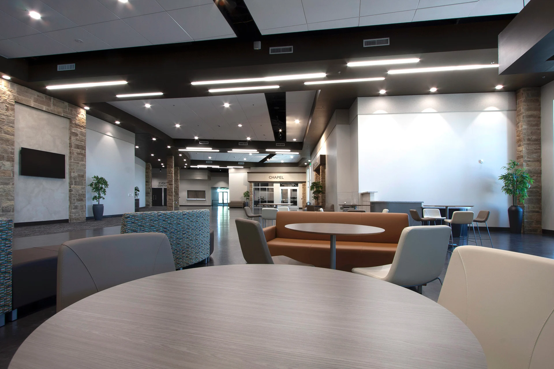 Bethel Church lobby 2 church building church architect