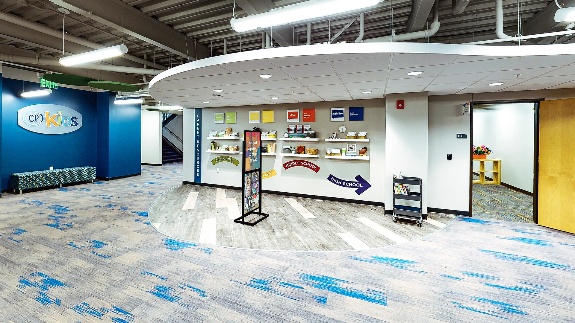 Center Pointe child play church building church architect