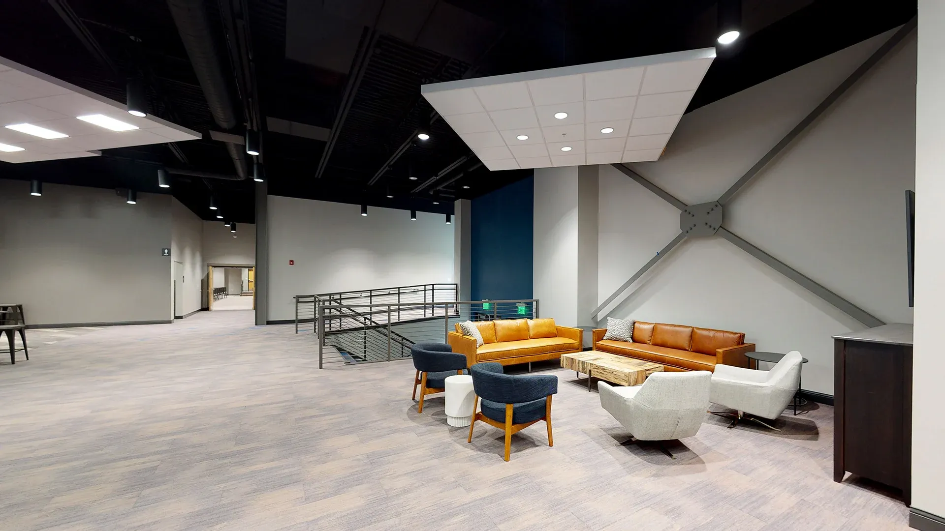 Center Pointe lobby church building church architect