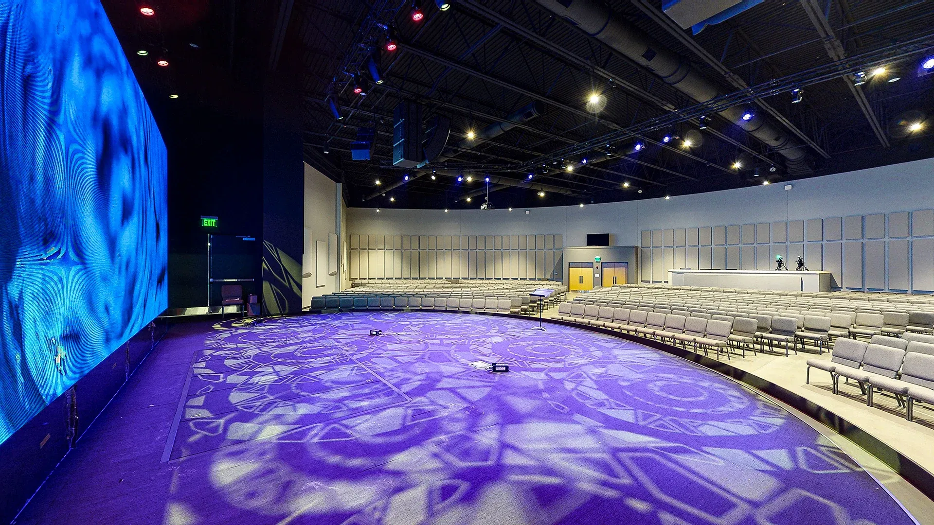 Center Pointe san stage church building church architect