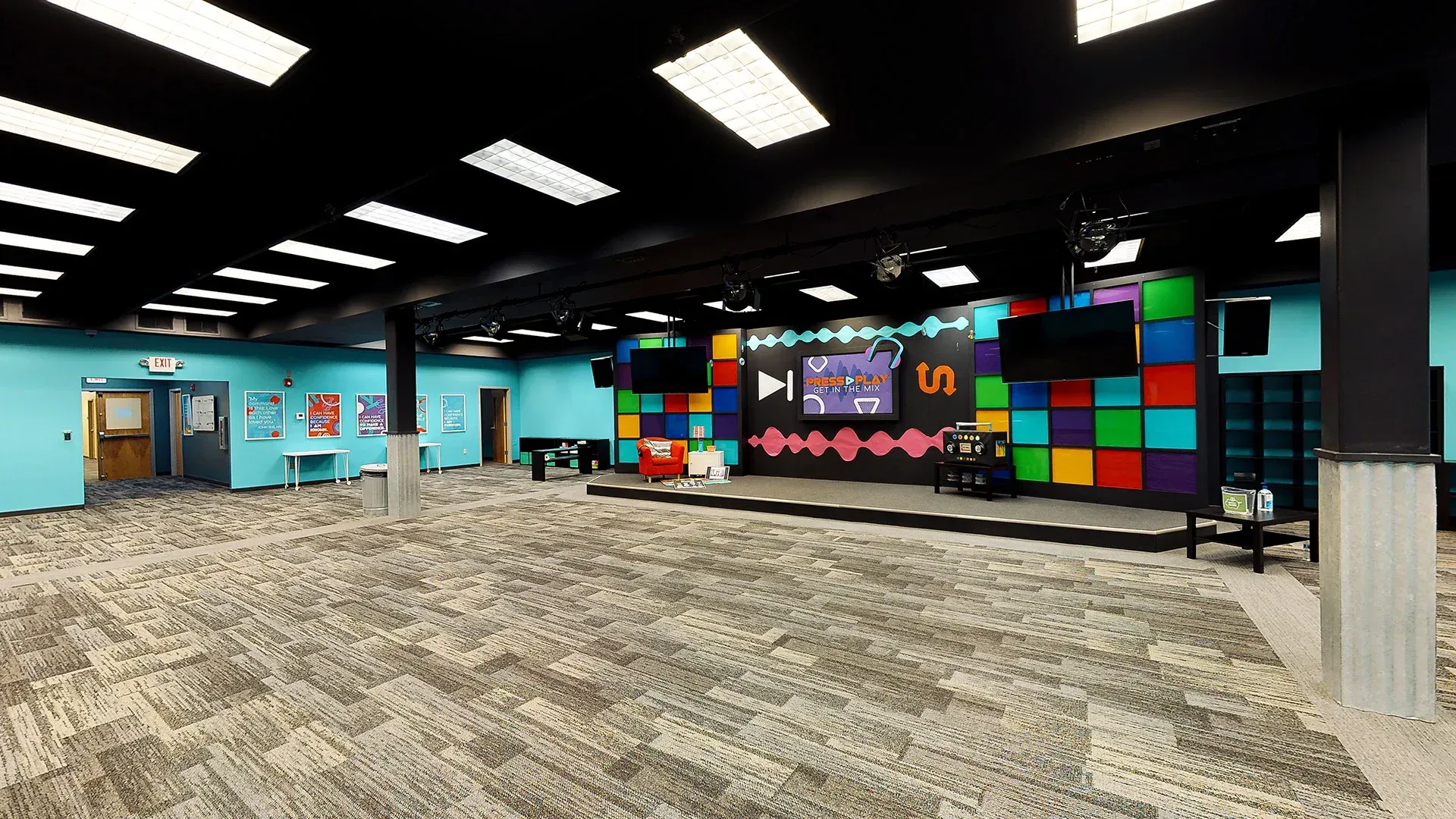 Center Pointe theatre child church building church architect