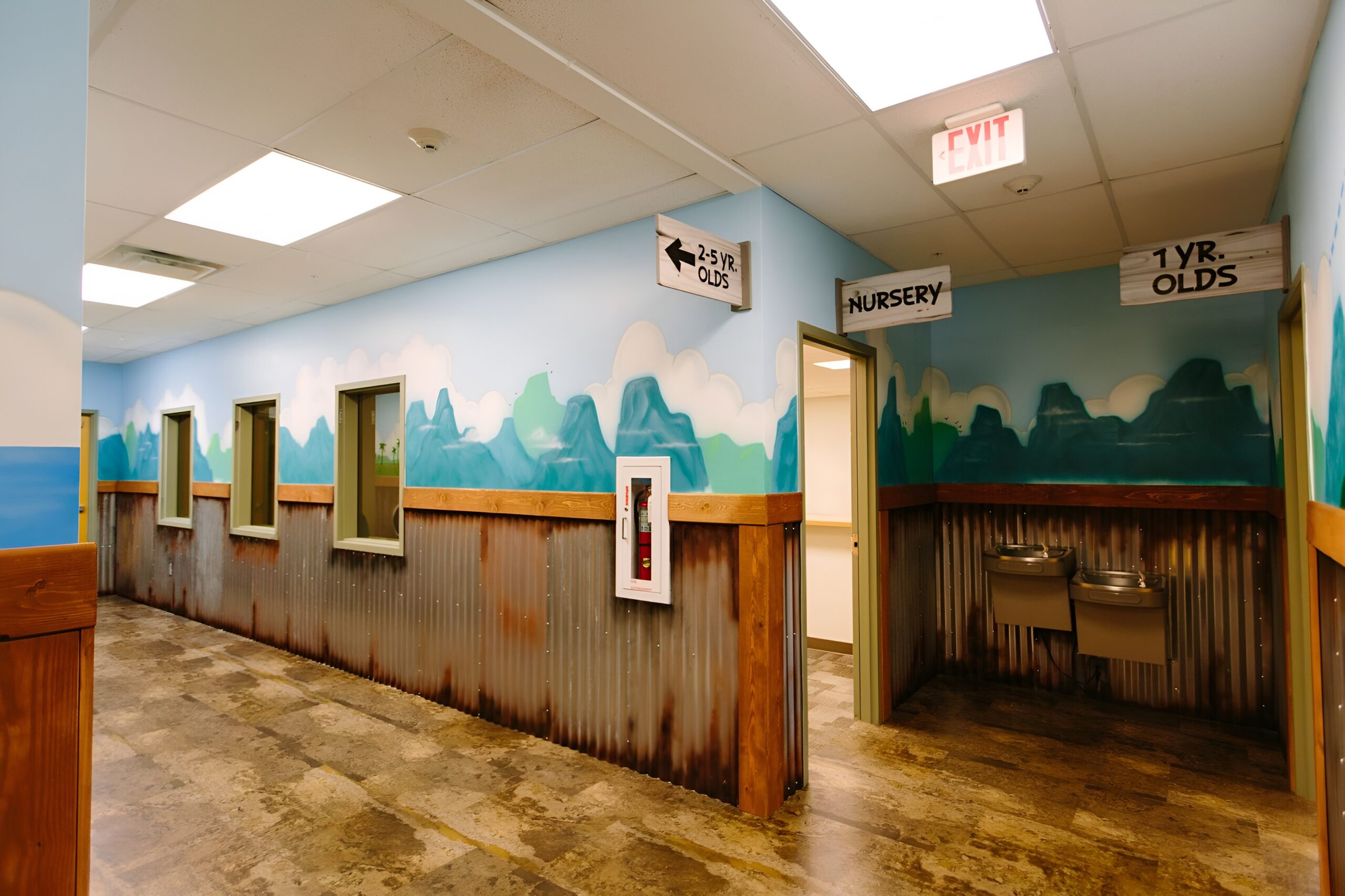 Journey Christian Church - Apopka, Fl classroom hallway children's header church building church architect