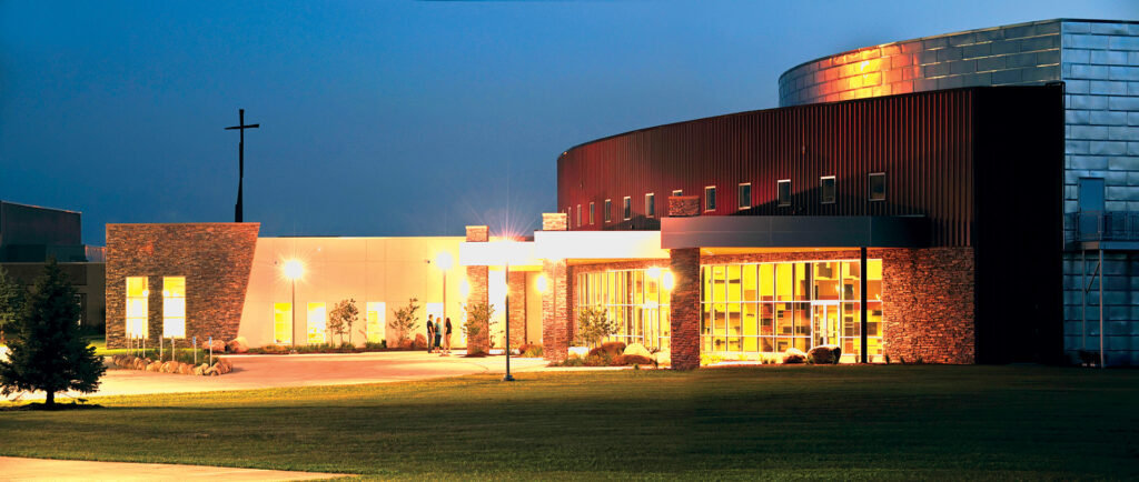 Cornerstone Church header church building church architect