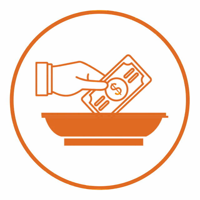 Dollar Sign icon church architect