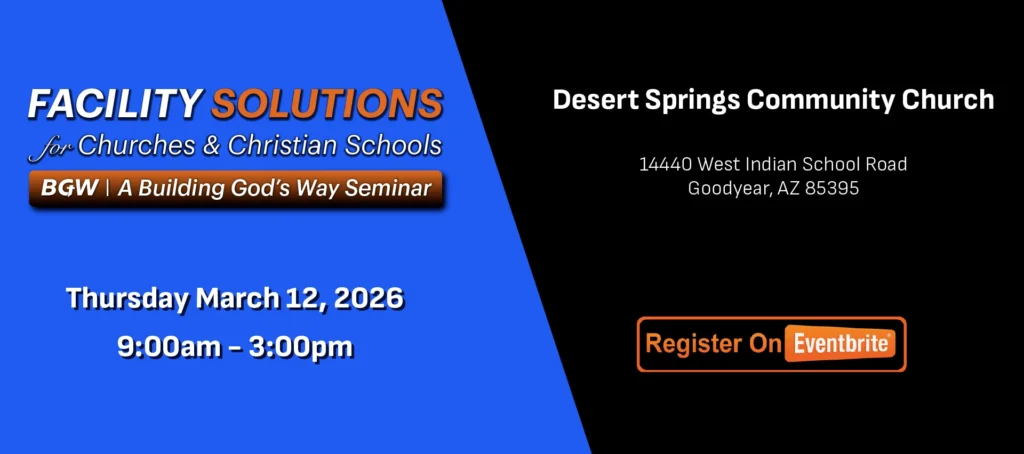 Facility Solutions AZ footer church architect