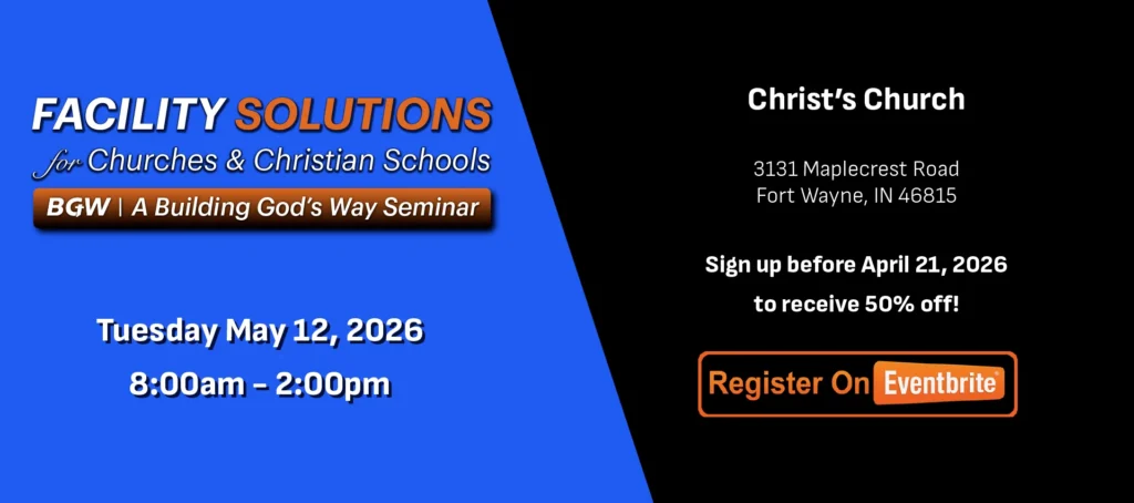 Facility Solutions IN footer church architect