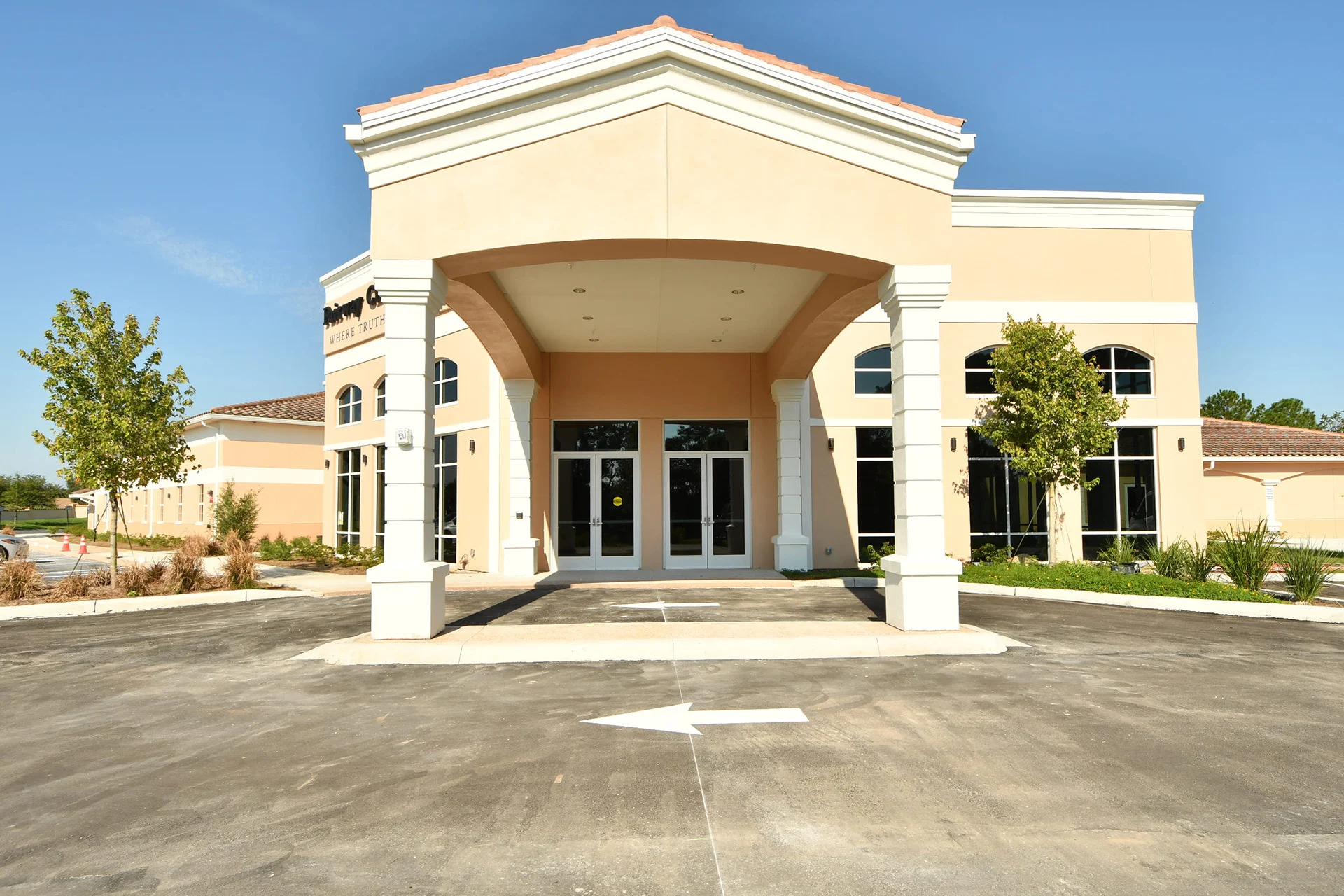 Fairway Christian Church exterior 3 church building church architect