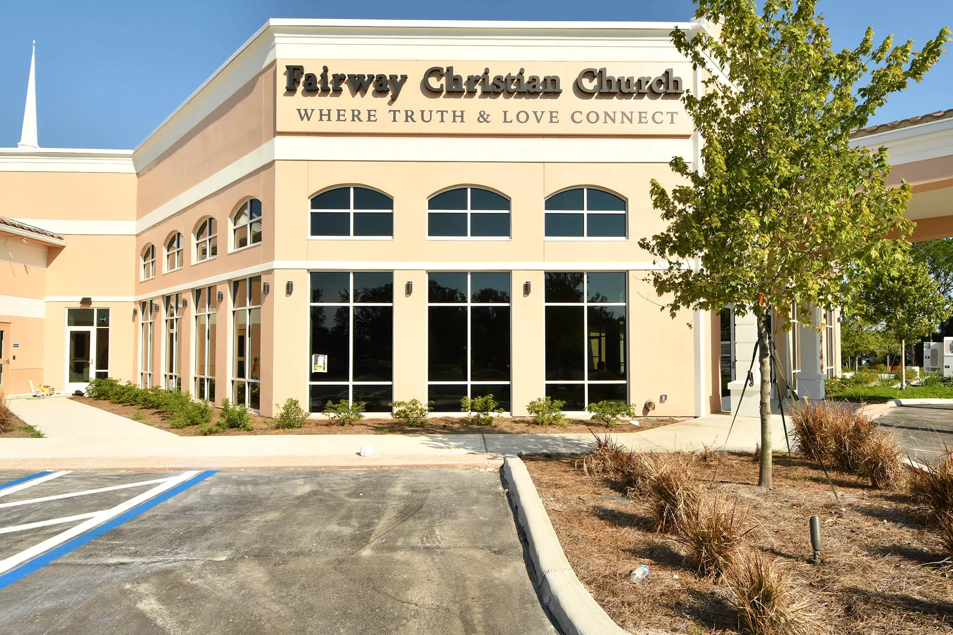 Fairway Christian Church exterior 5 church building church architect