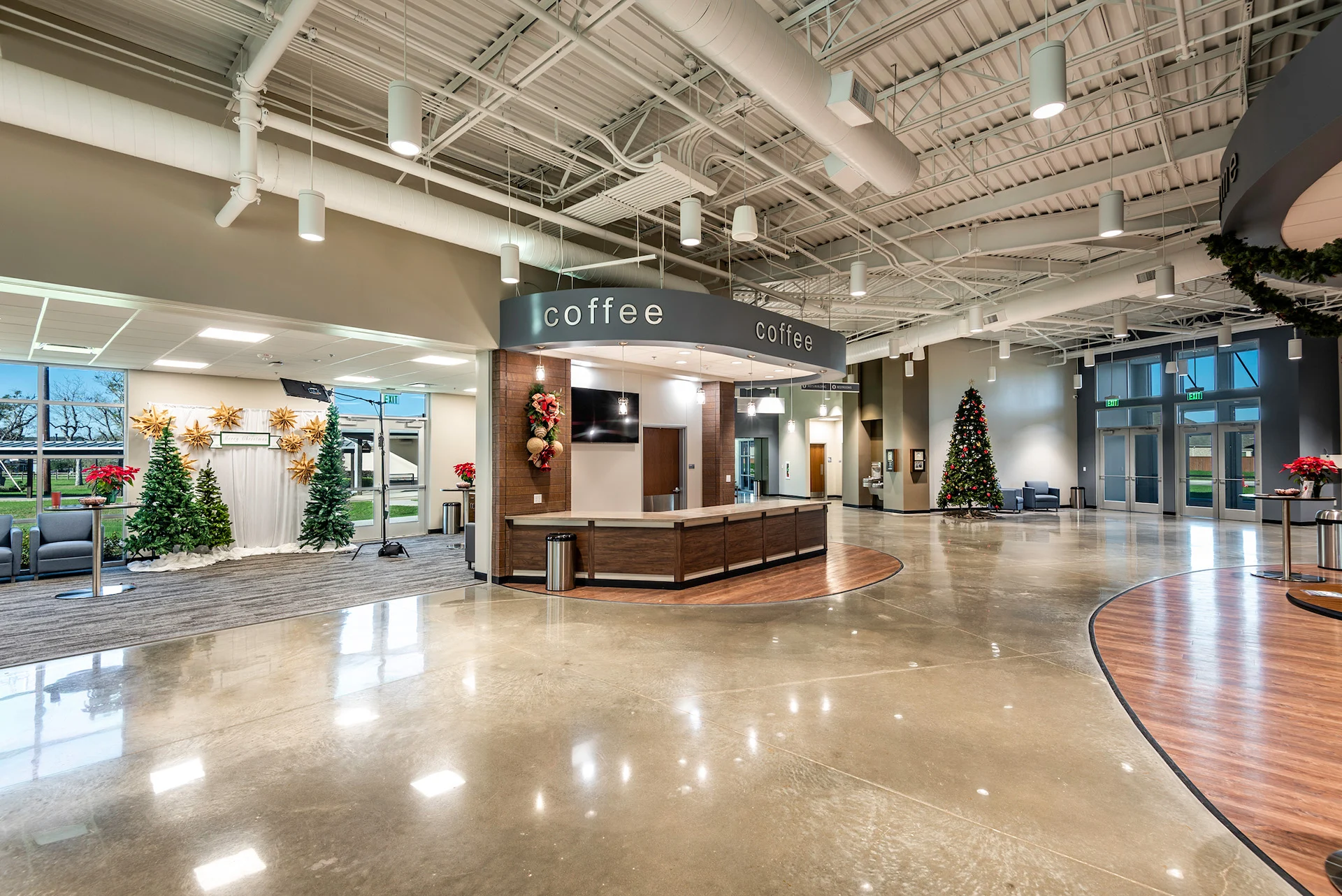 Grand Parkway cafe church building church architect