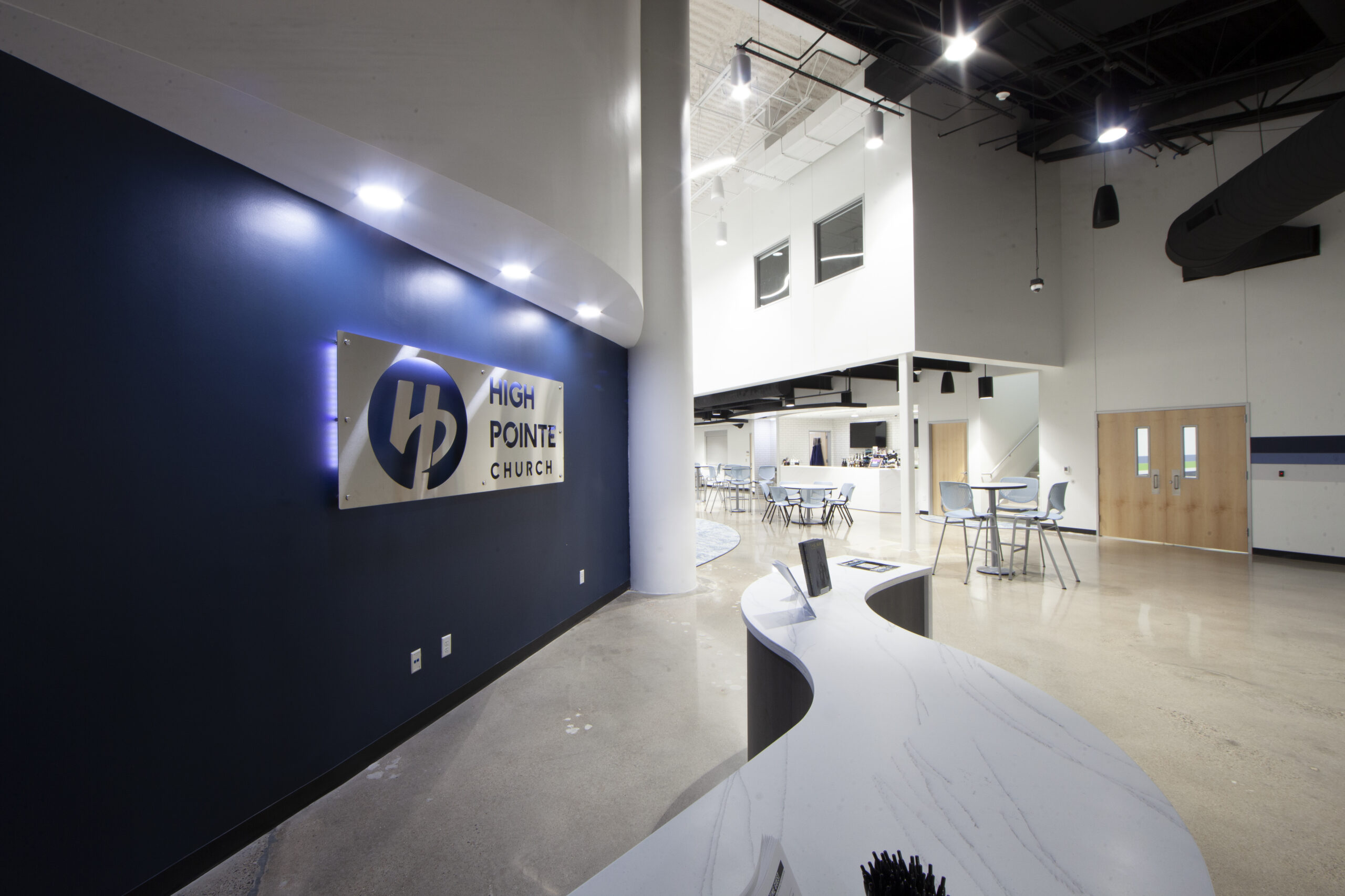 High Pointe Church header church architect church building