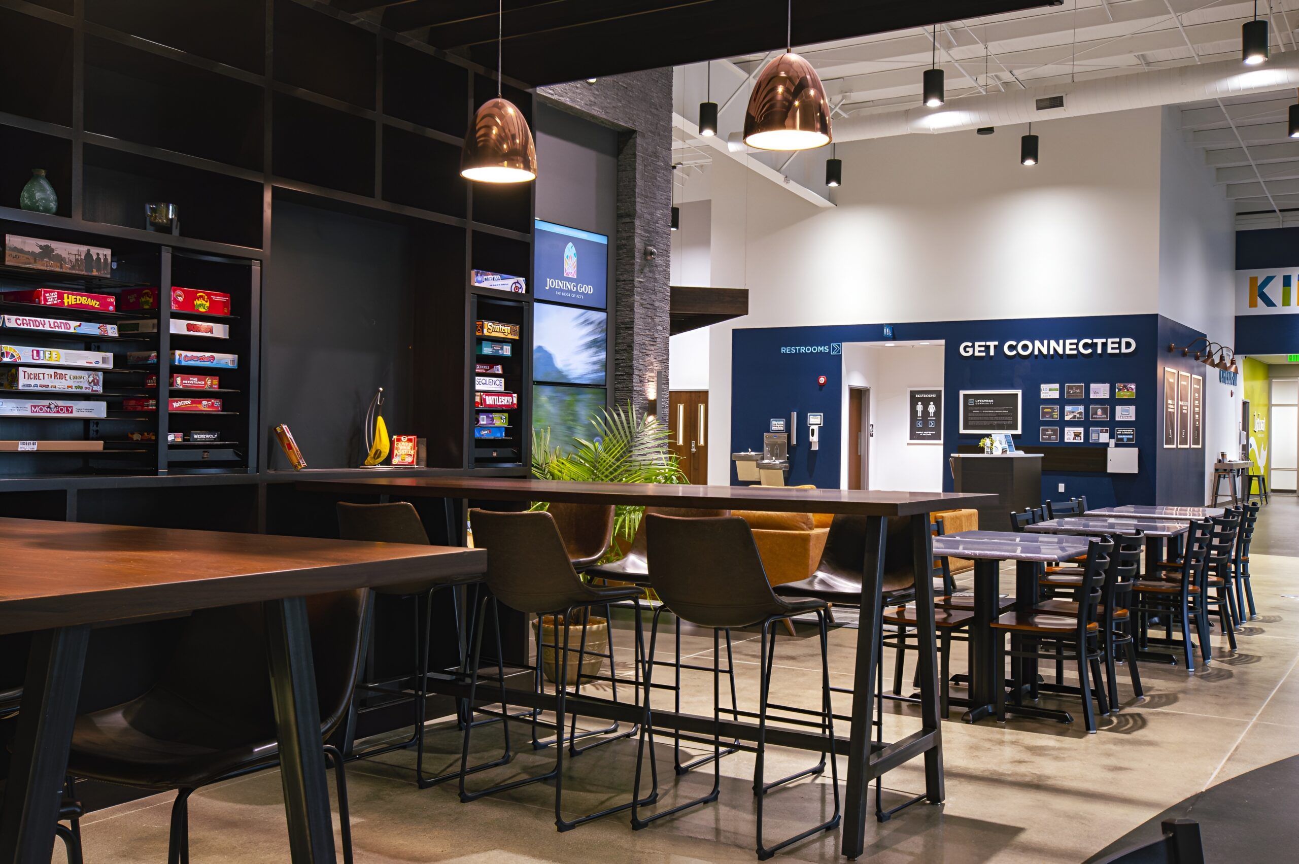 Lifespring cafe corner church building church architect