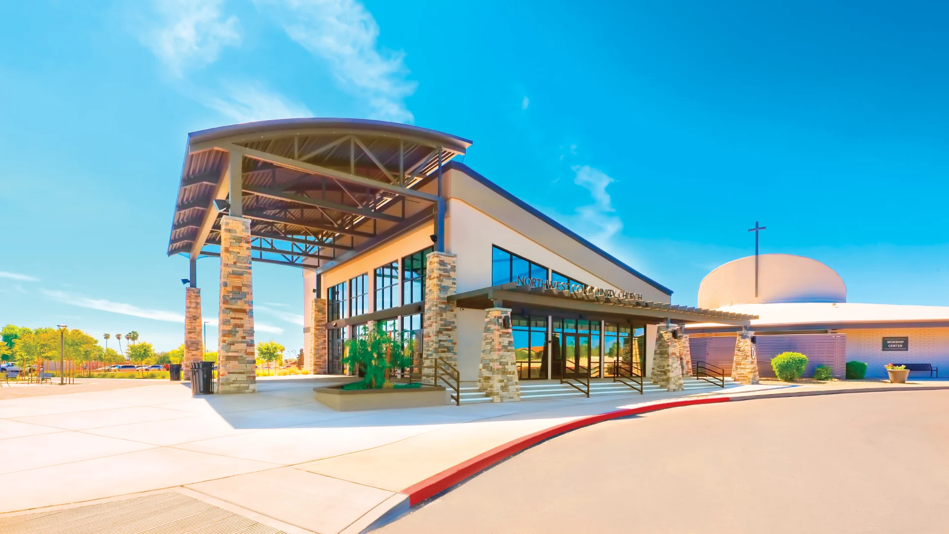 Northwest Community Church header church architect church building