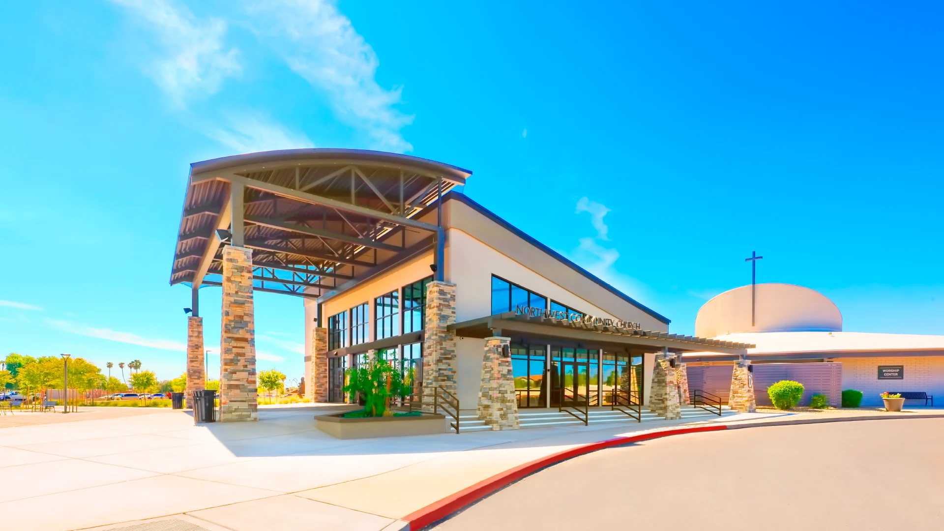 Northwest Community Church header church architect