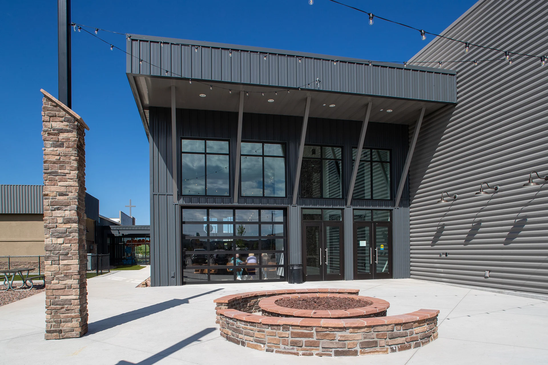 Radiant Church exterior front church architect church building