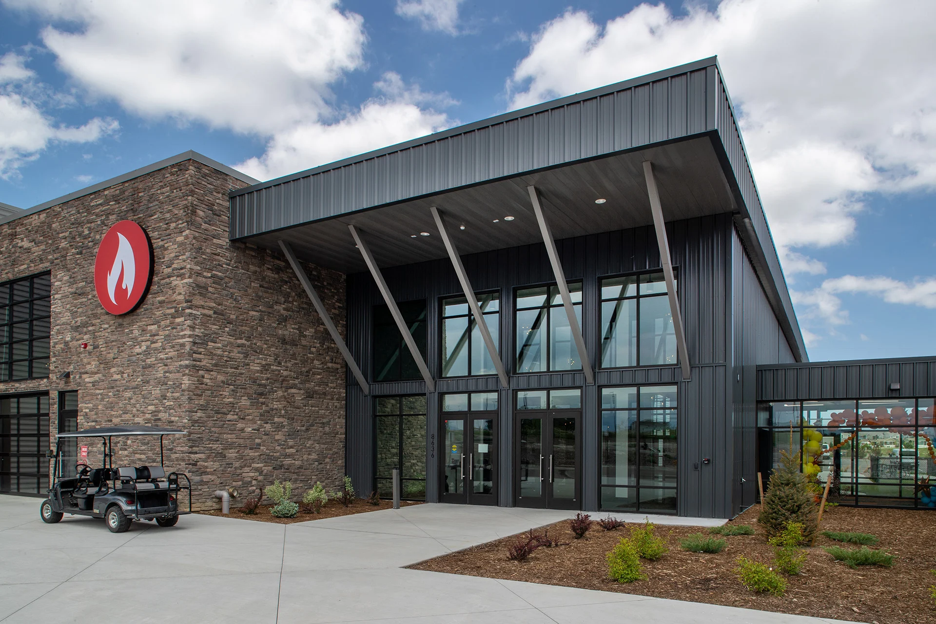 Radiant Church exterior side church building church architect