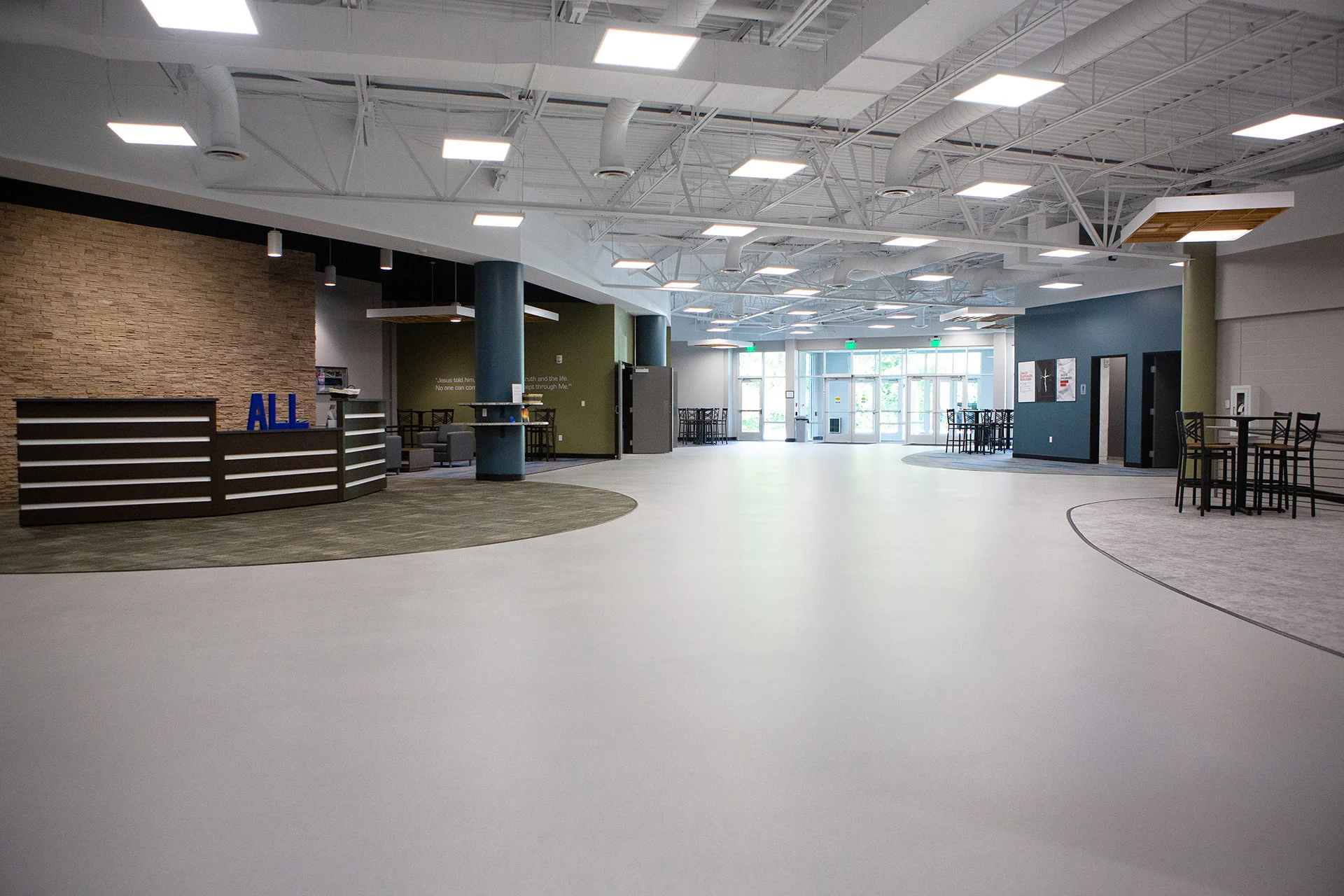 Southland Church lobby church building church architect