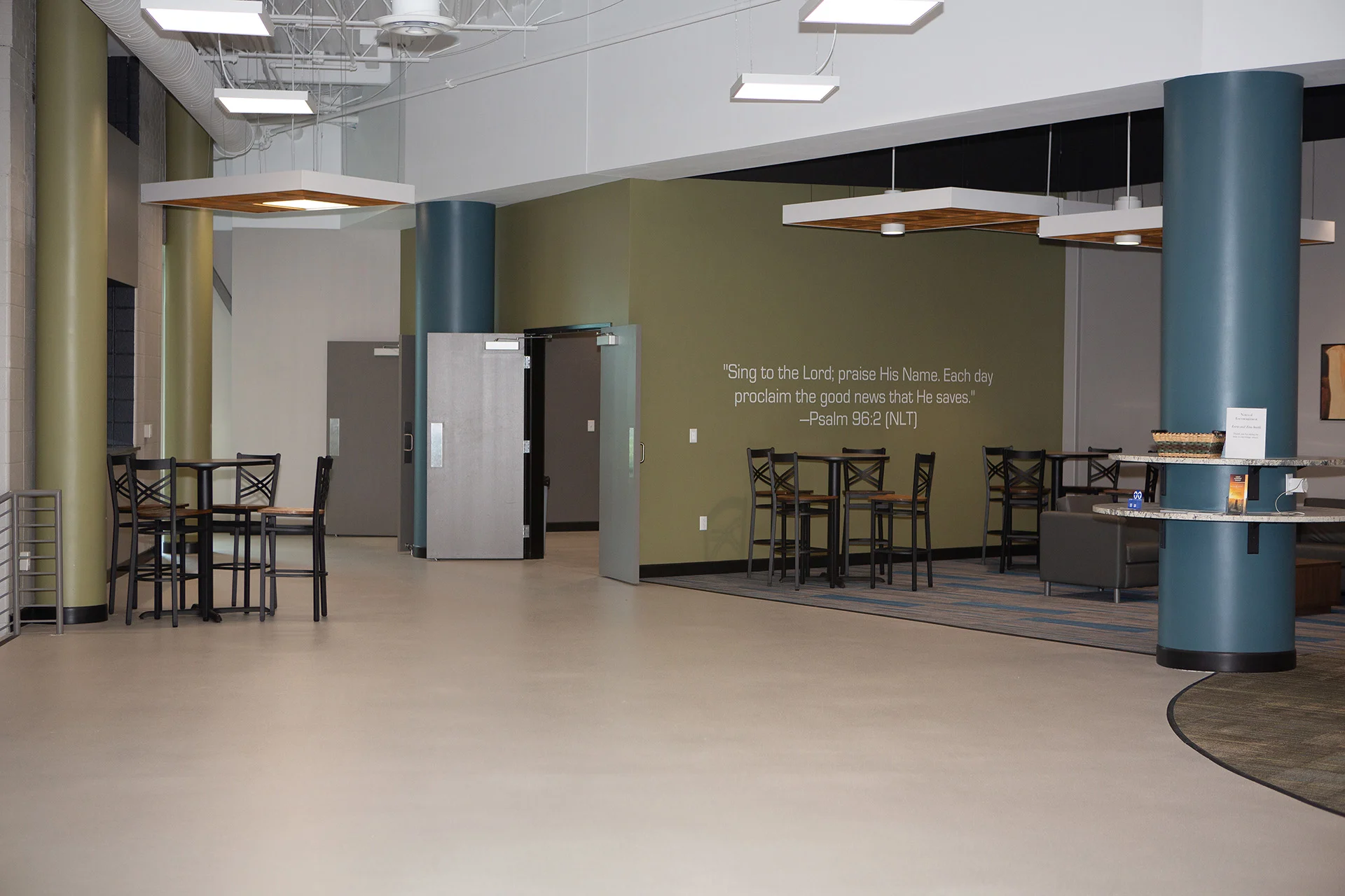 Southland Church lobby church building church architect