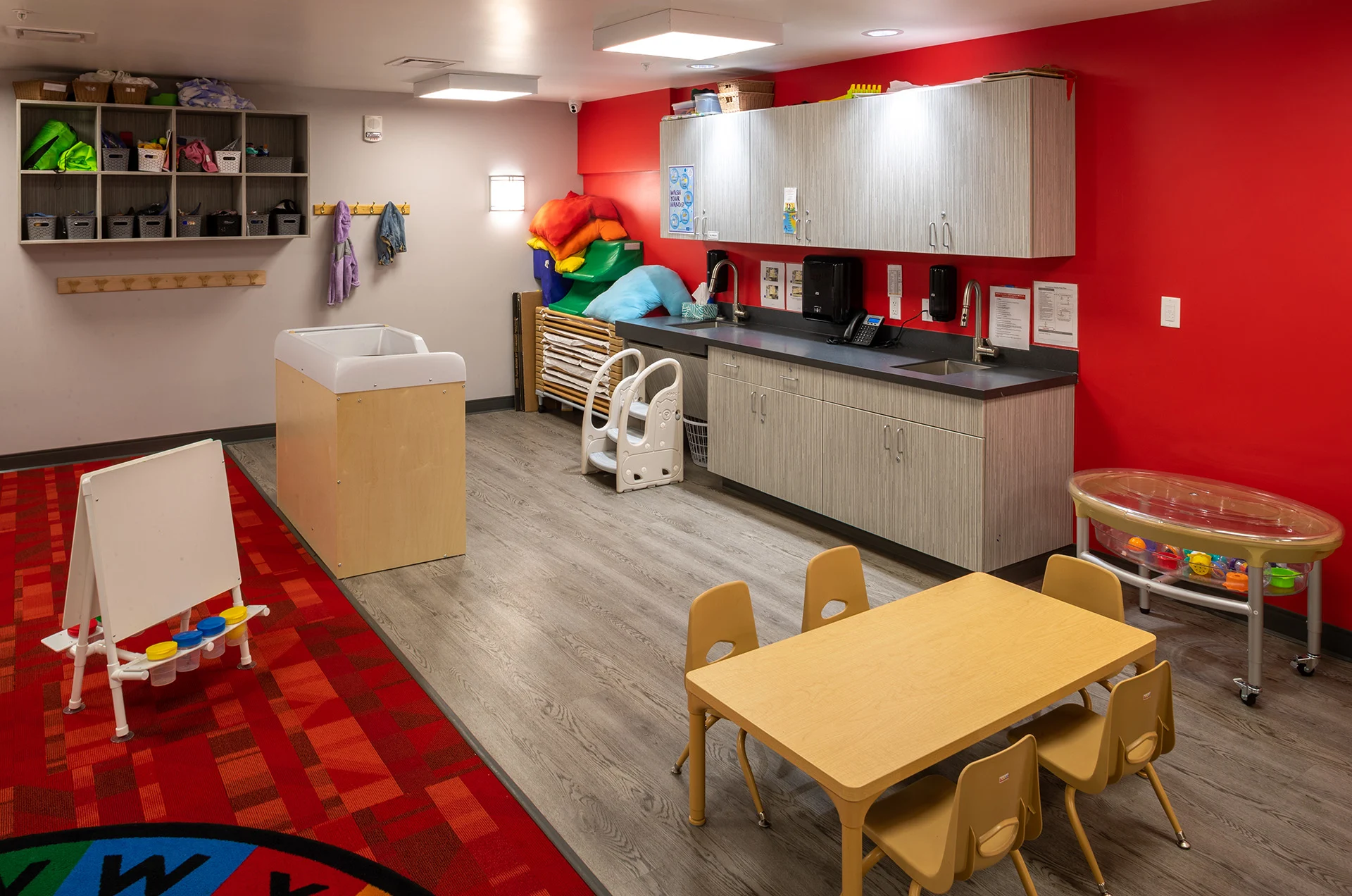academy christian church infant room church building church architect