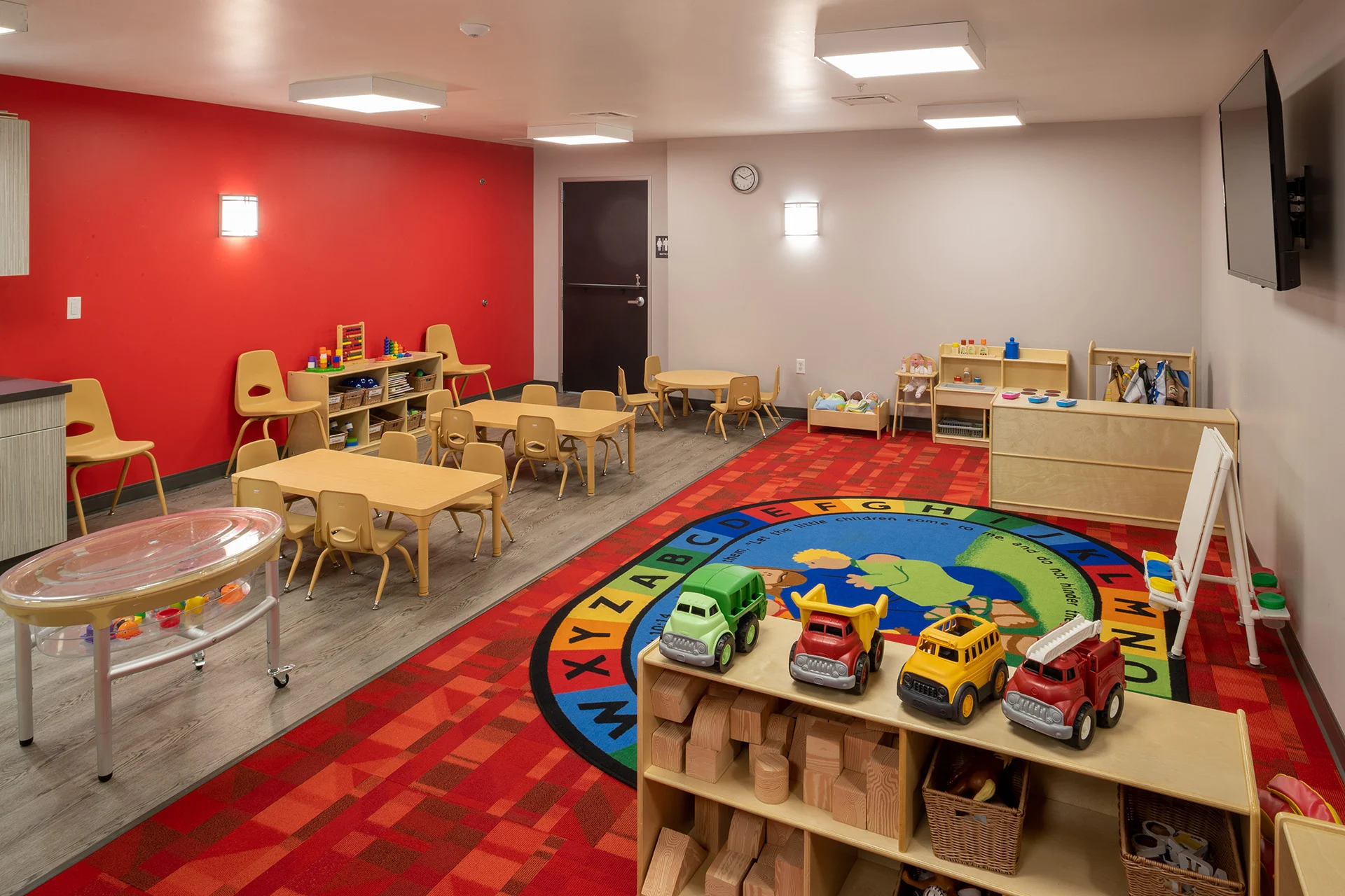 academy christian church infant room church building church architect