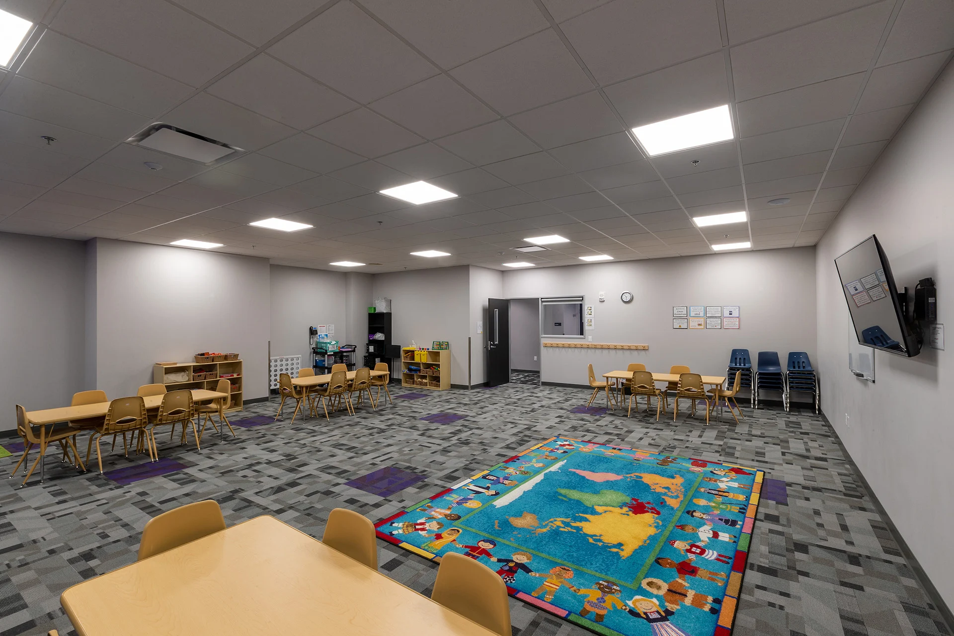 academy christian church Upstairs Room church building church architect
