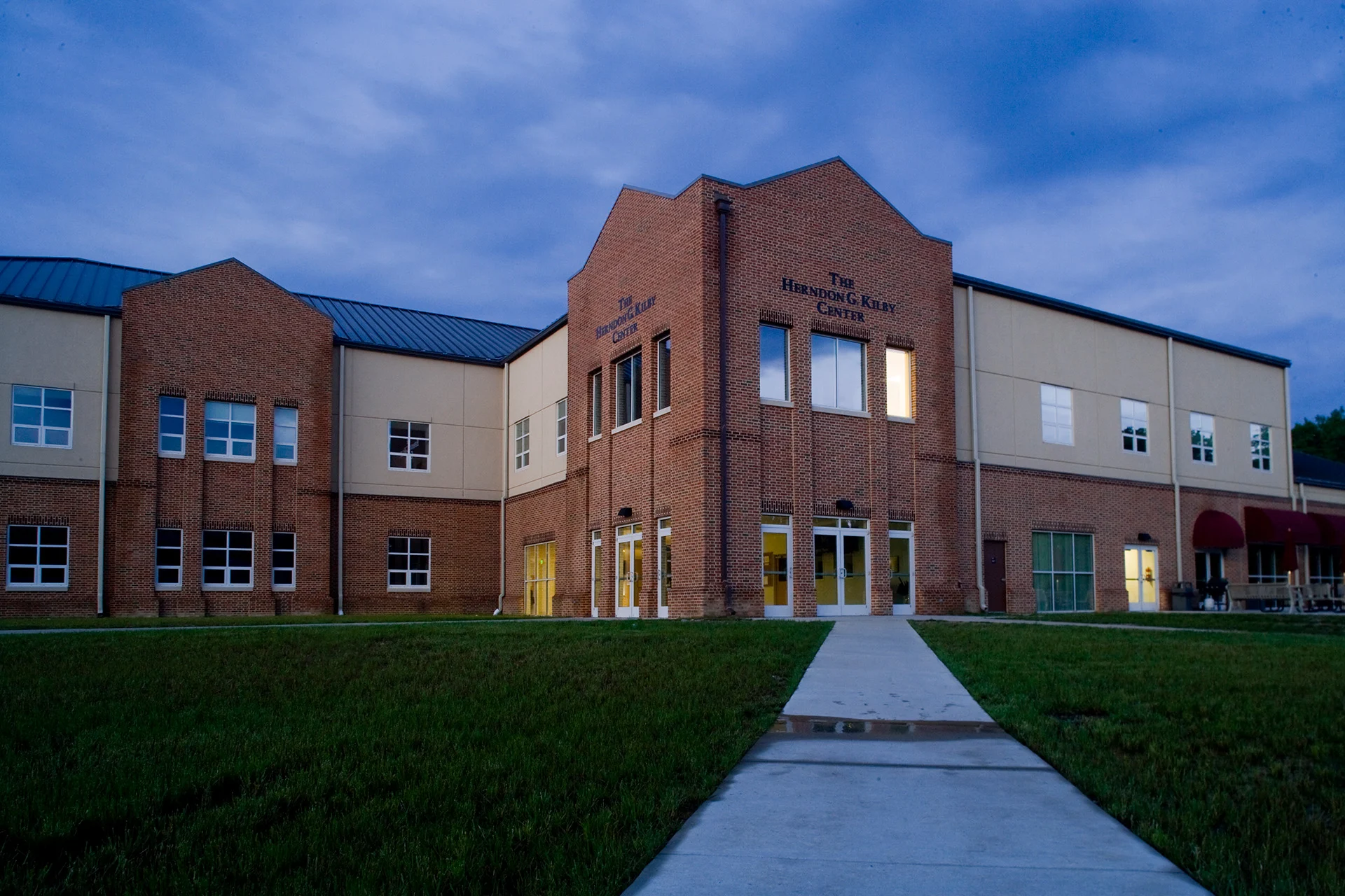 Annapolis Christian School exterior night church building church architect