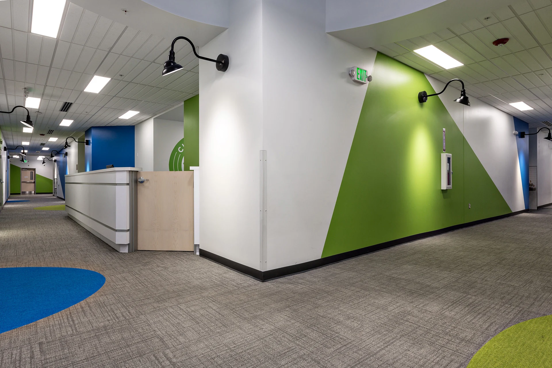 Believers - Child Care Hallway church building church architect