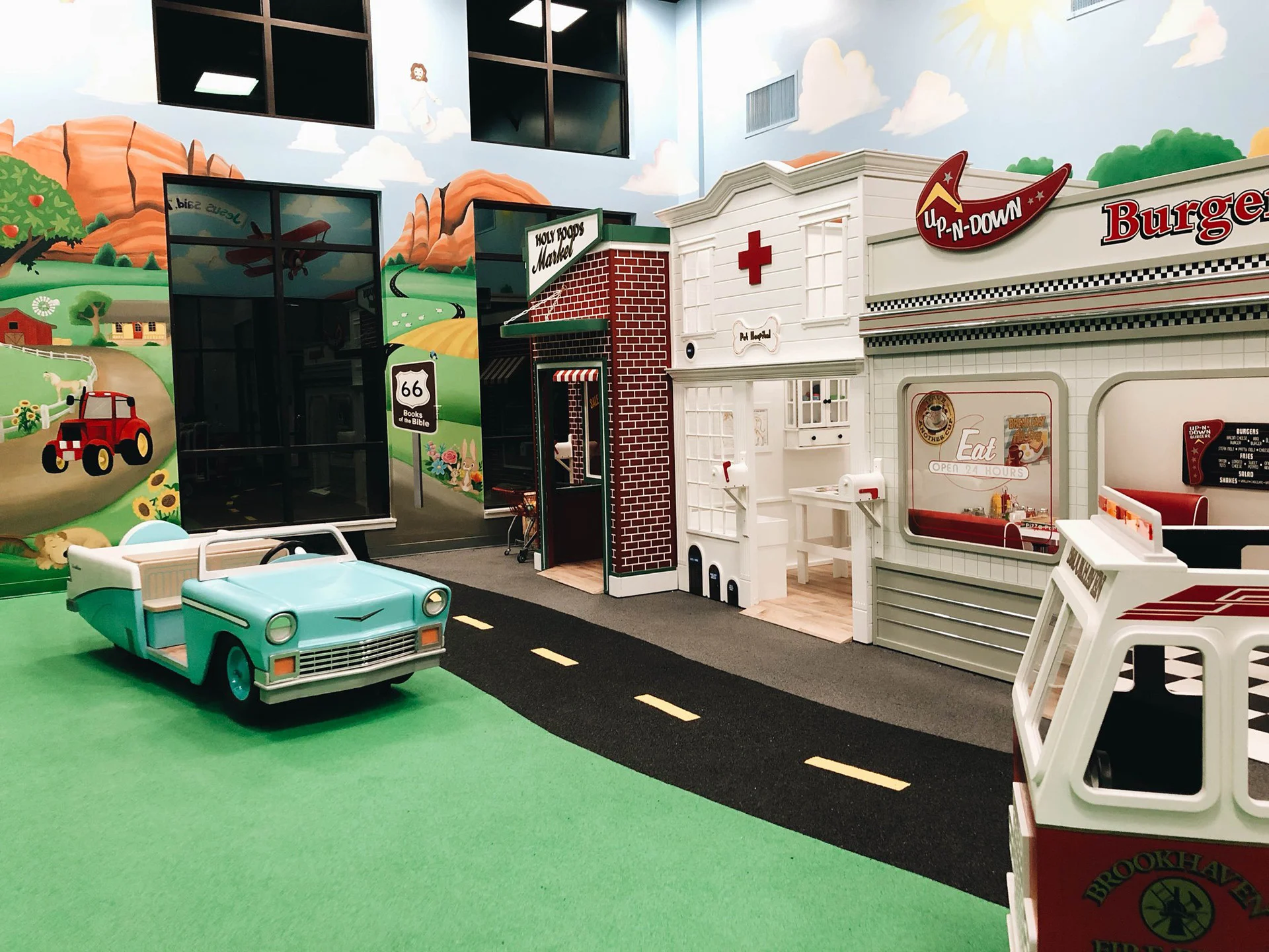 Brookhaven Church kids room church building church architect