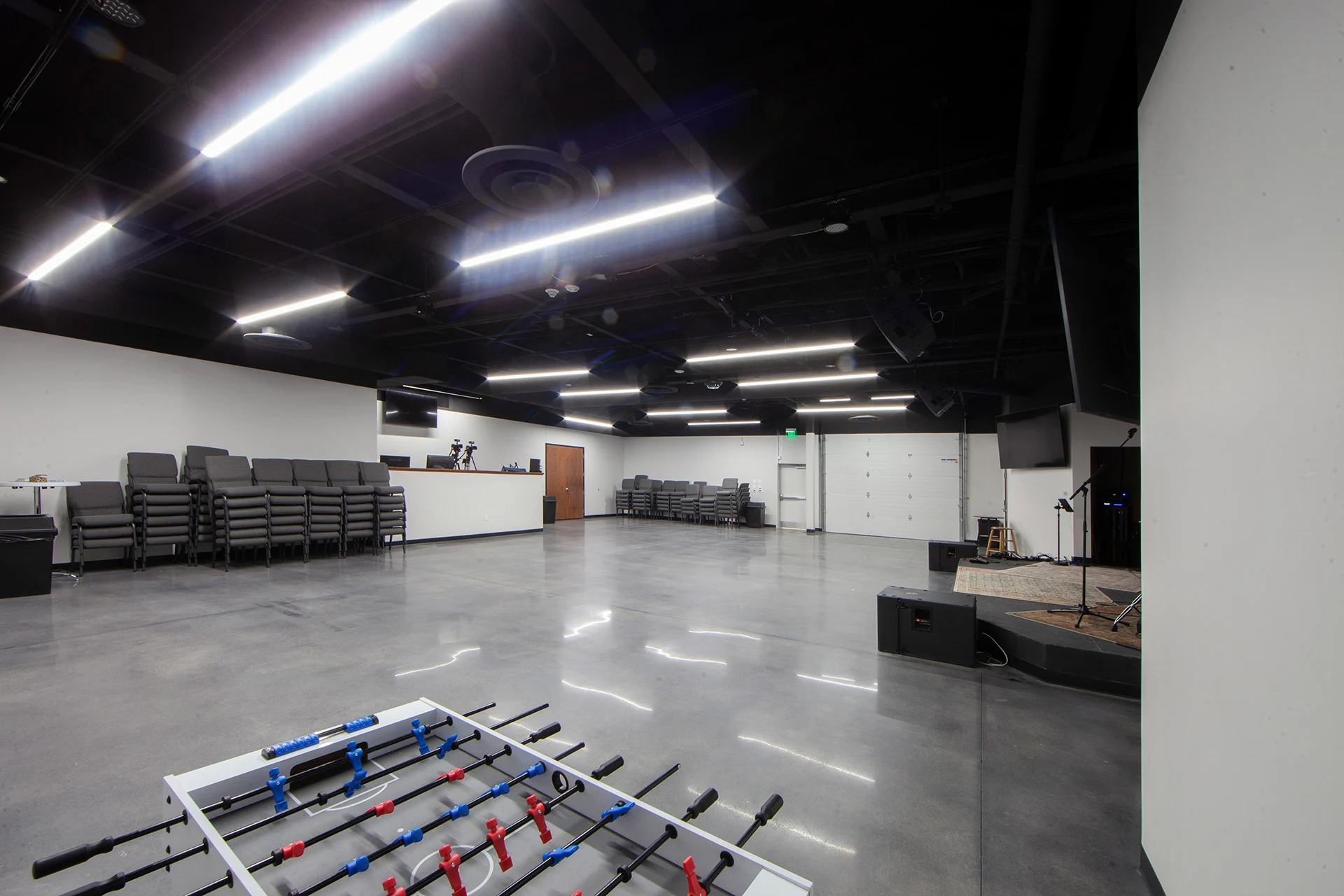 Brookhaven game room church building church architect
