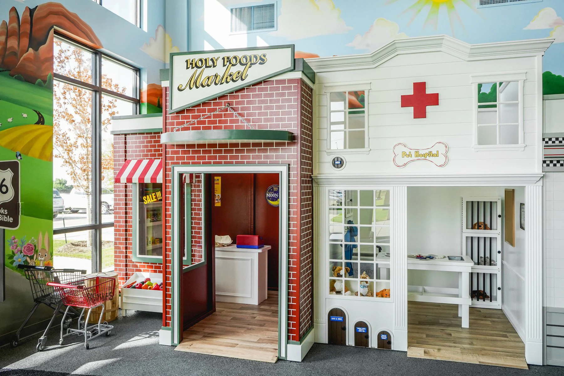 Brookhaven kids area church building church architect