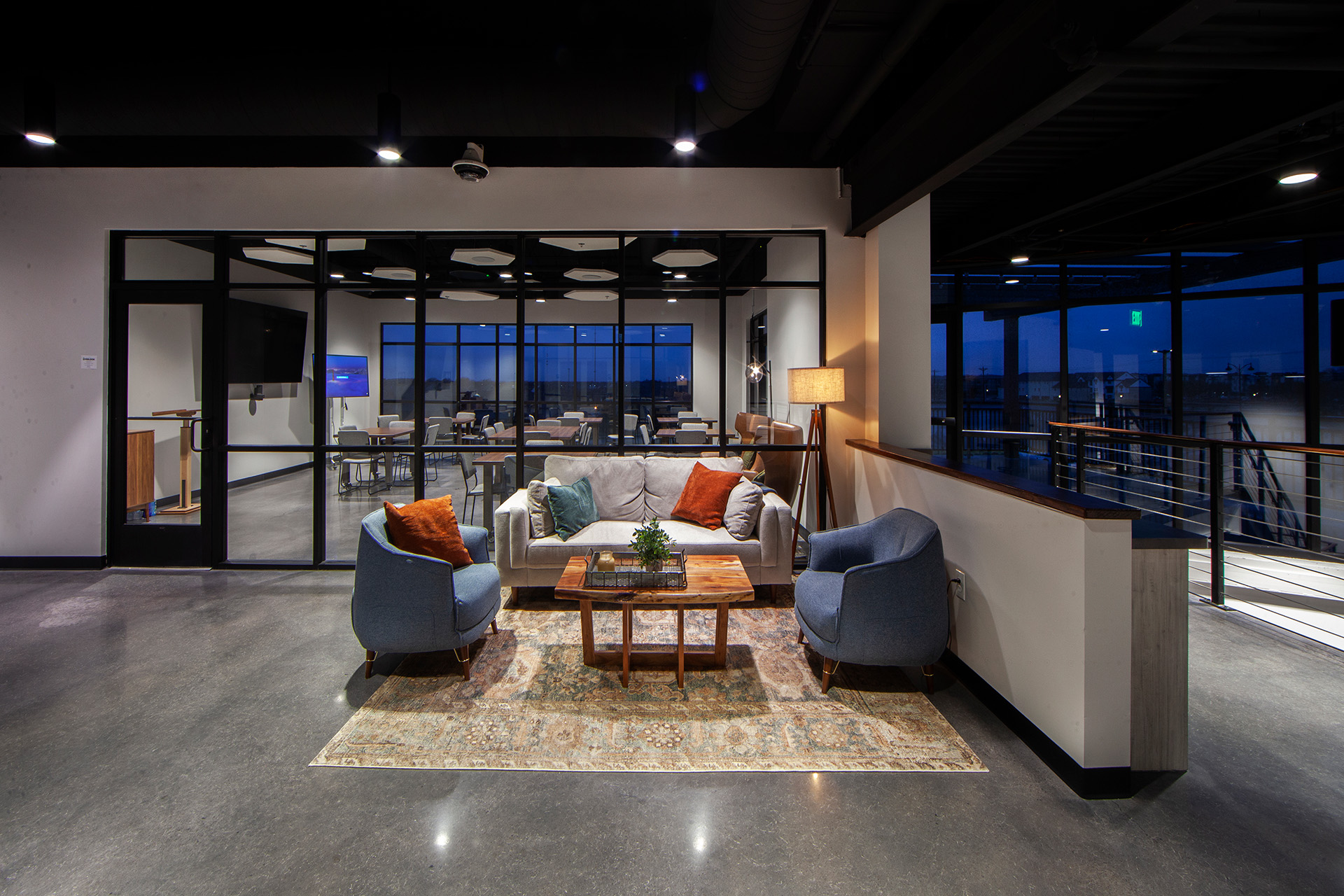 Brookhaven lobby church building church architect