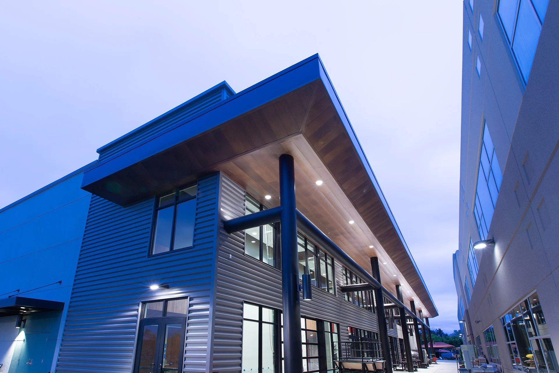 California Crosspoint Academy exterior side church building church architect